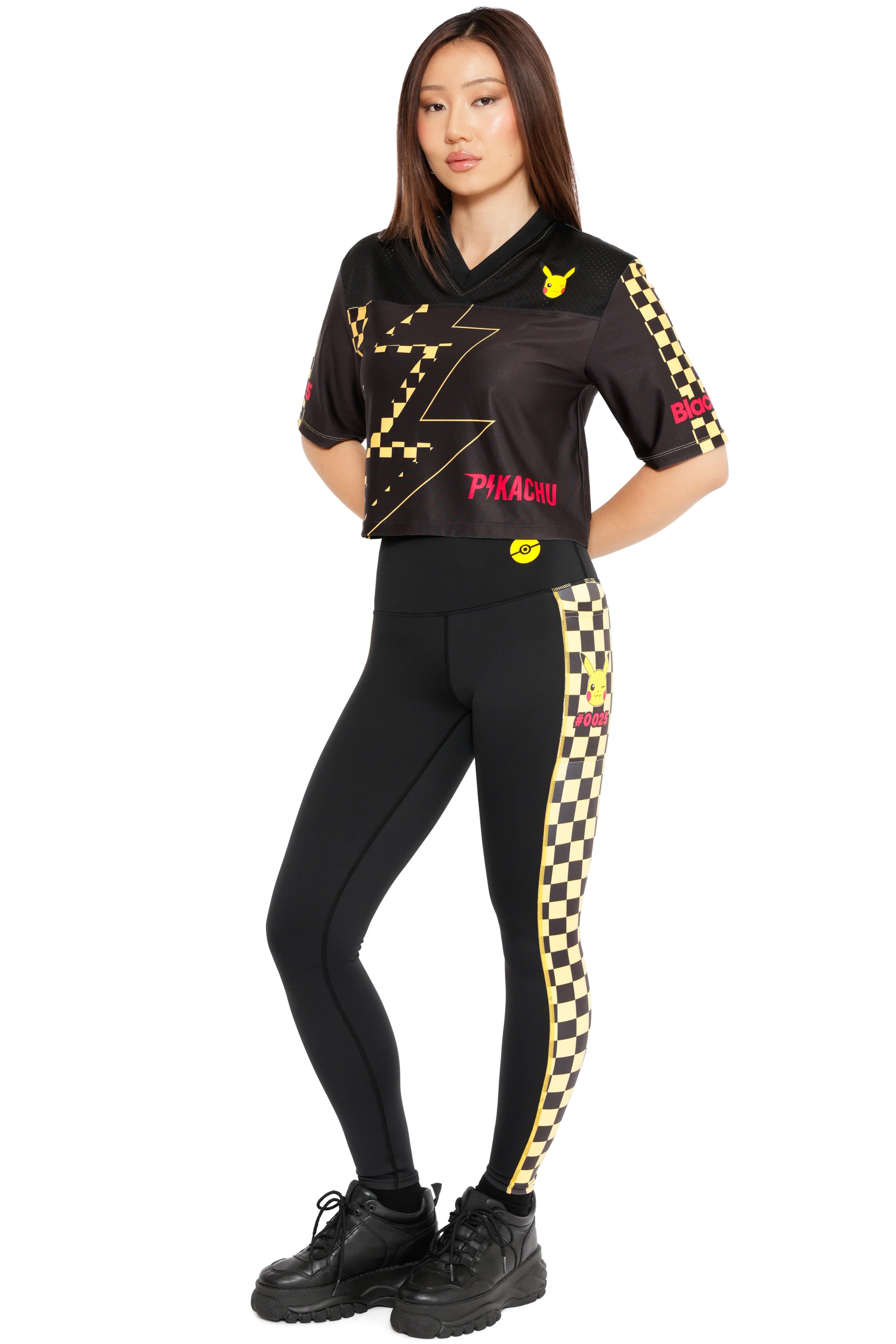 Pikachu Nostalgia High Waisted Ninja Pants