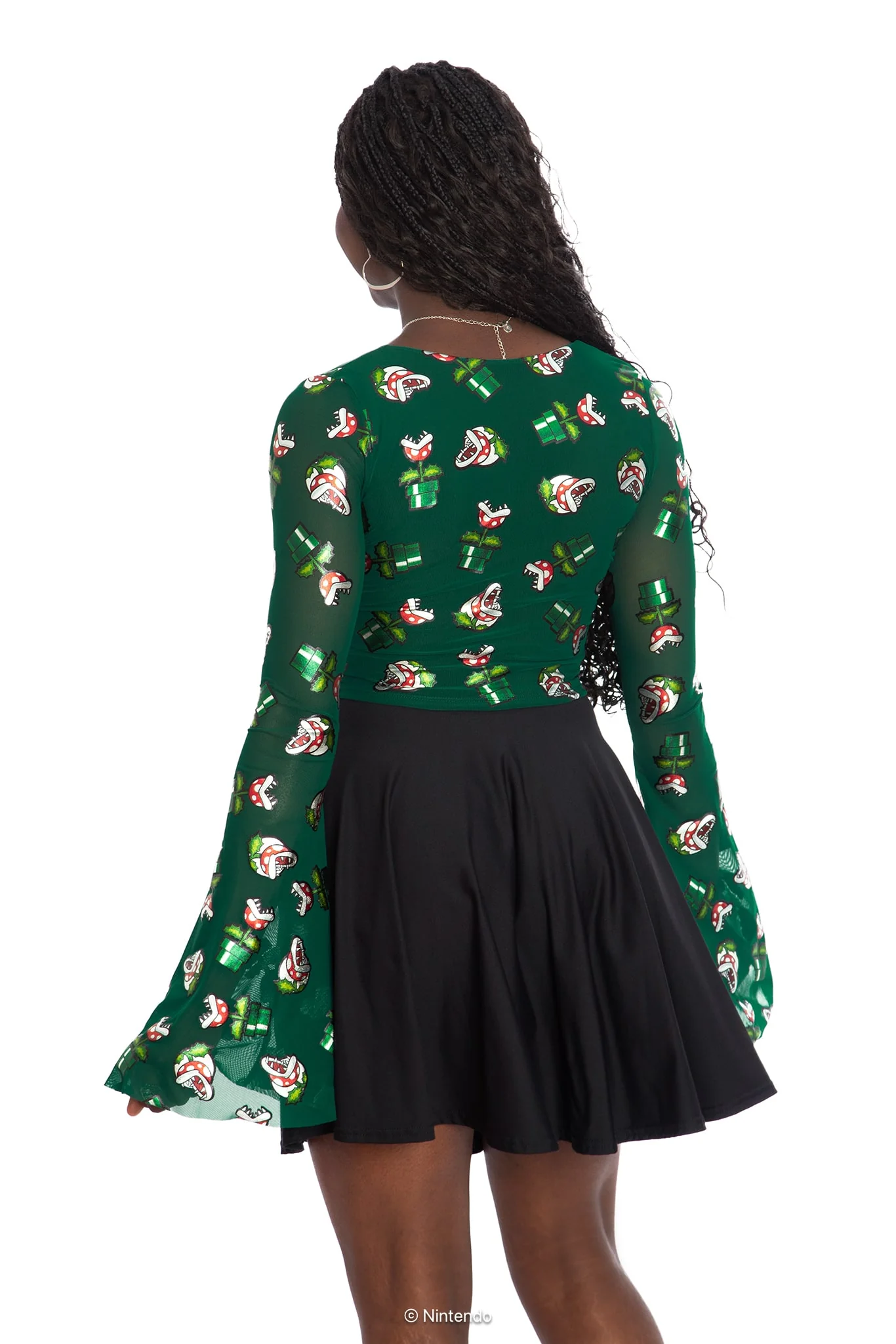 Piranha Plants Flare Top - Image 2