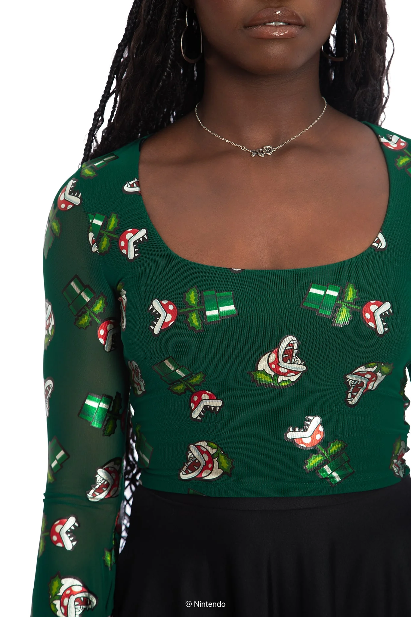 Piranha Plants Flare Top - Image 4