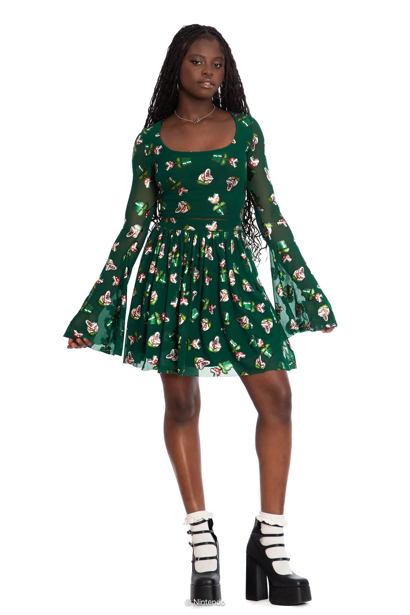 Piranha Plants Flare Top - Image 7