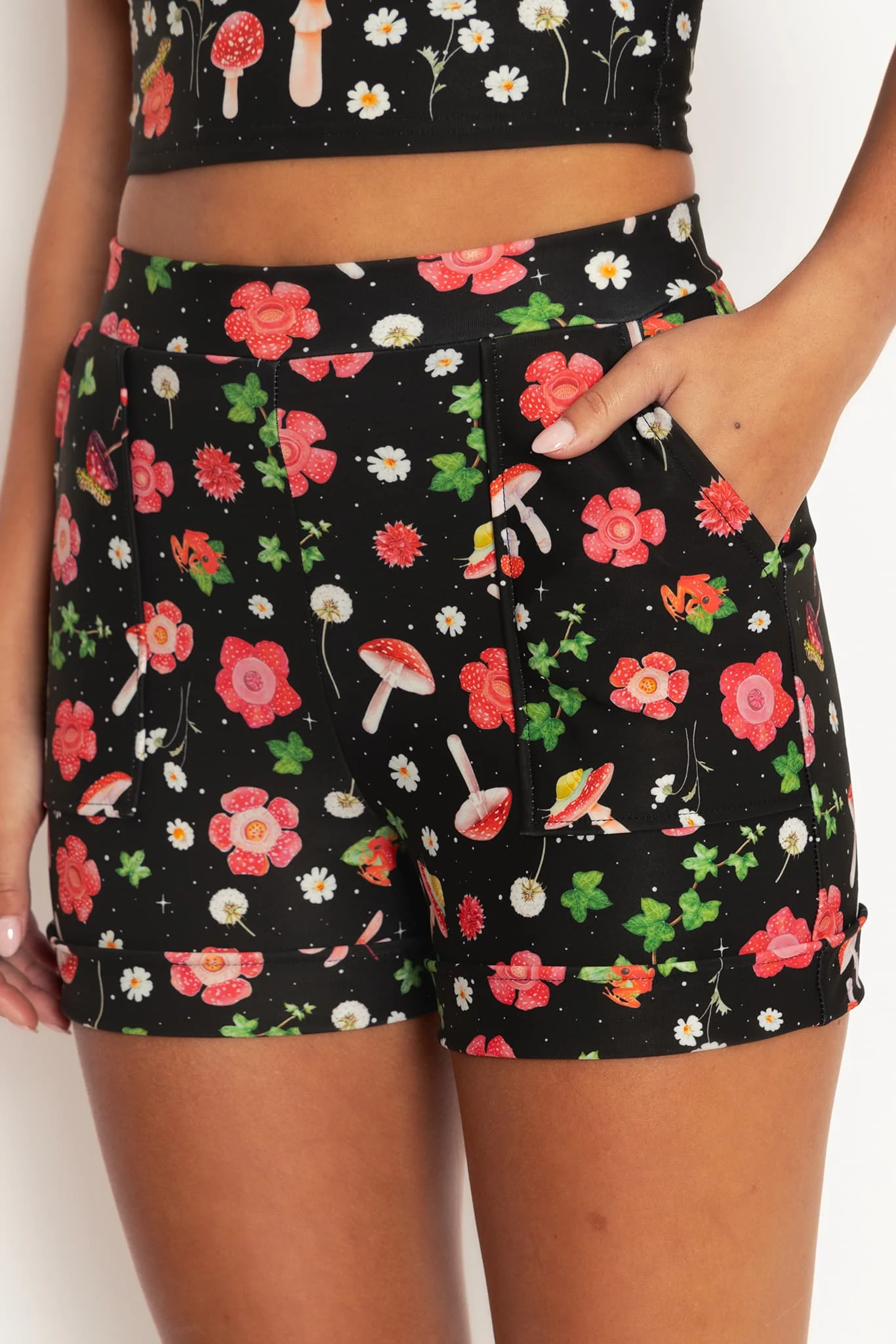 Poison Fields Cuffed Shorts - Image 3