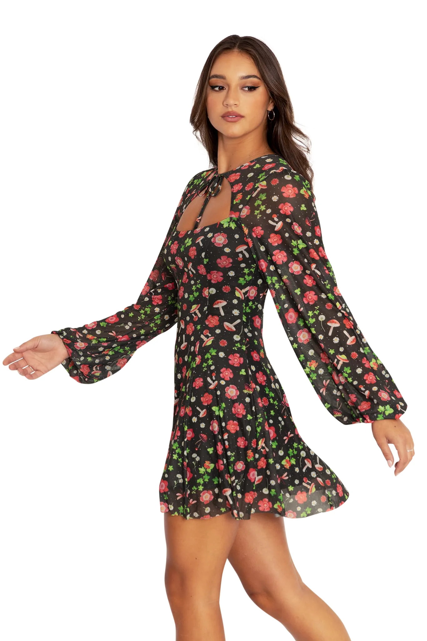 Poison Fields Shrug Bishop Dress - Image 6