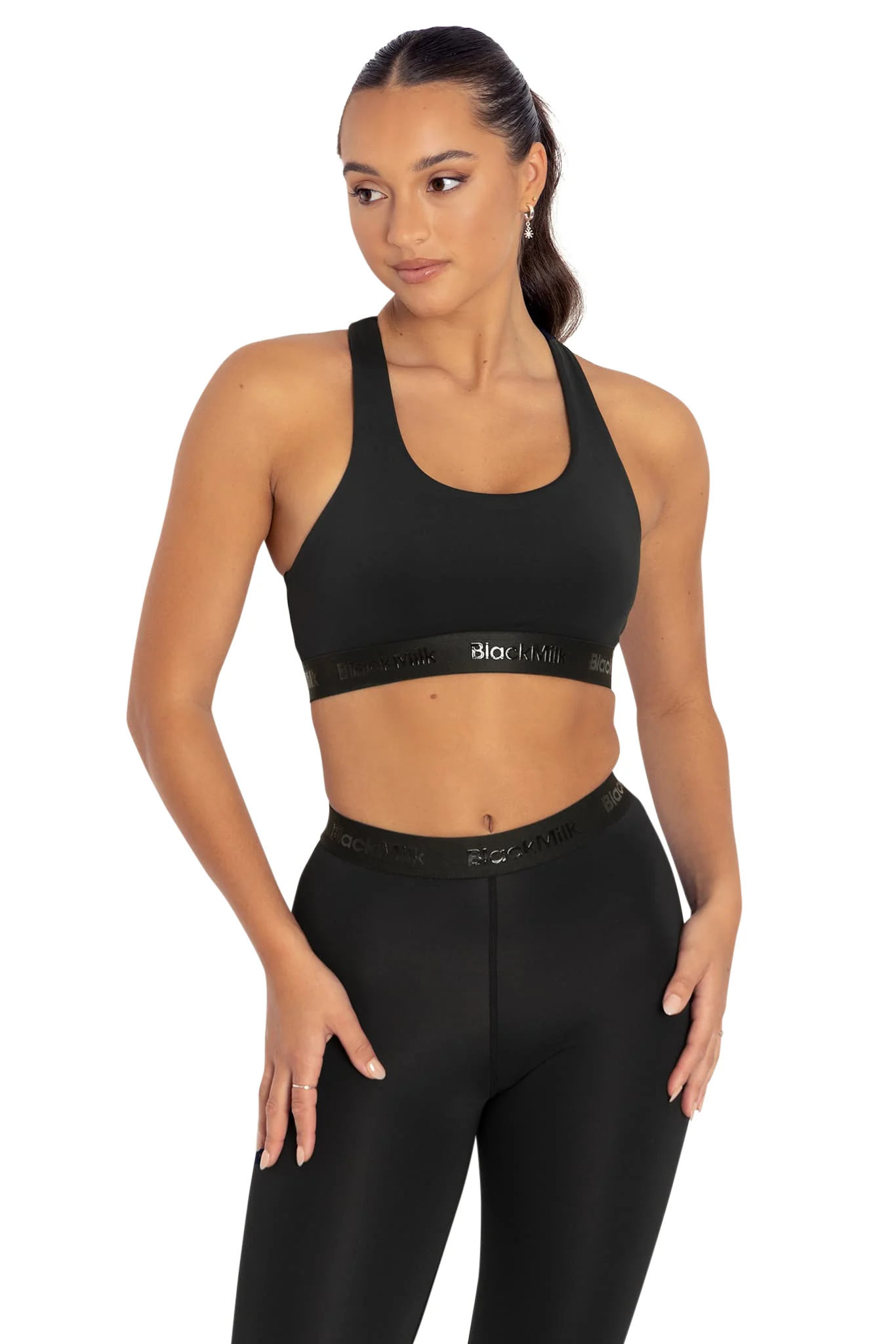 Power Up Banded Racer Crop