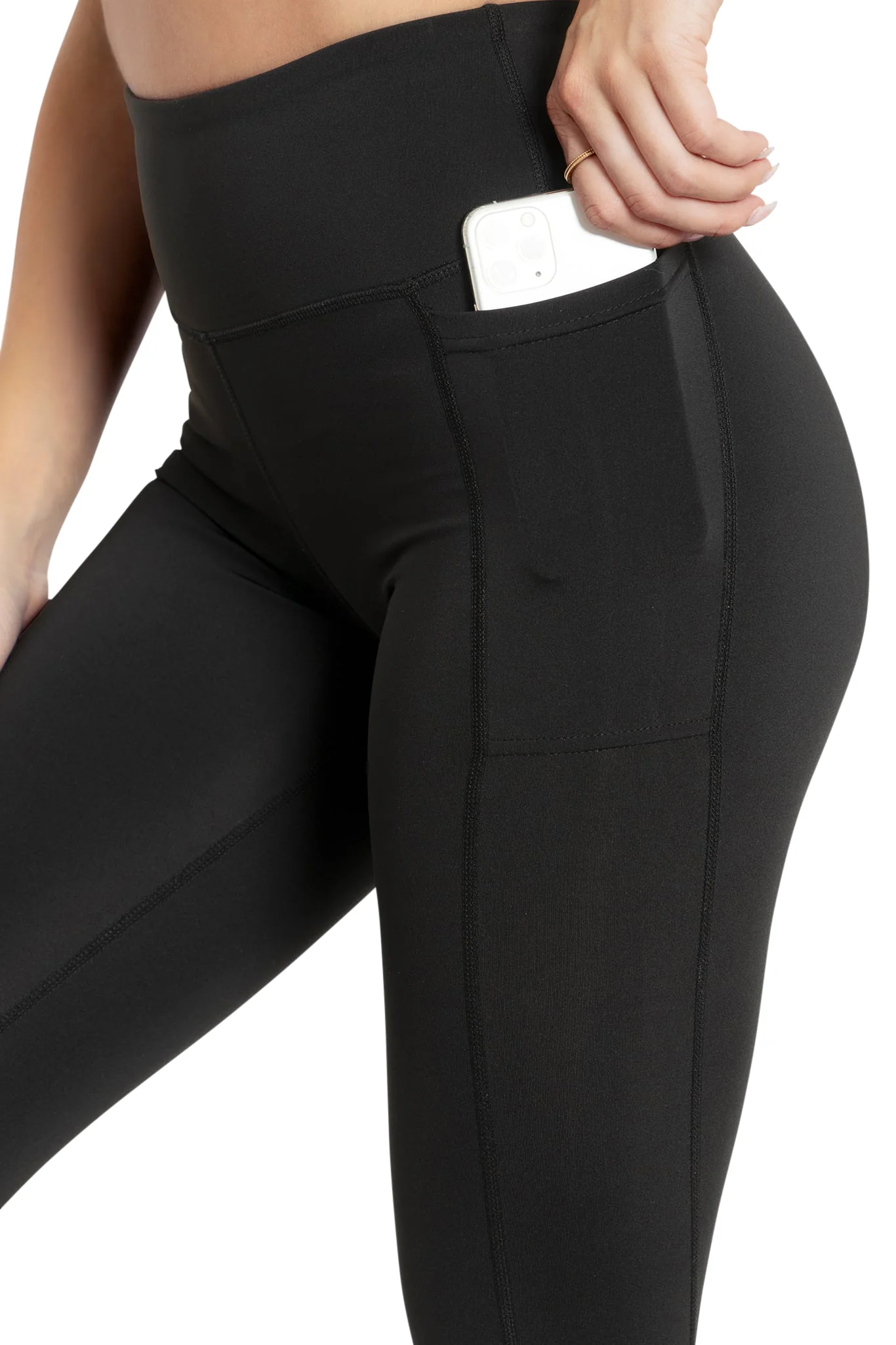 Power Up High Waisted Panelled Ninja Pants - Image 3