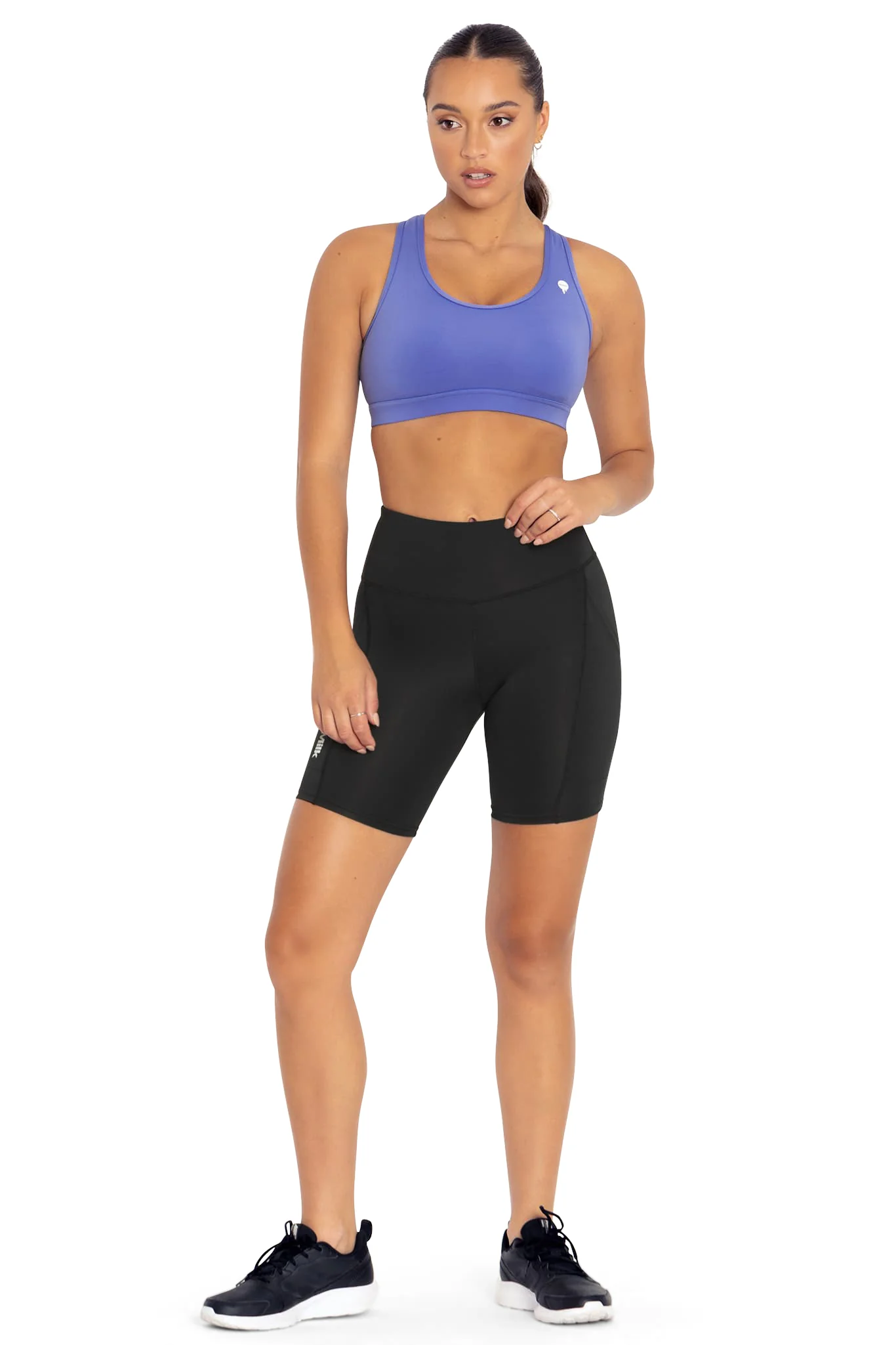 Power Up High Waisted Pocket Bike Short Peachies - Image 8