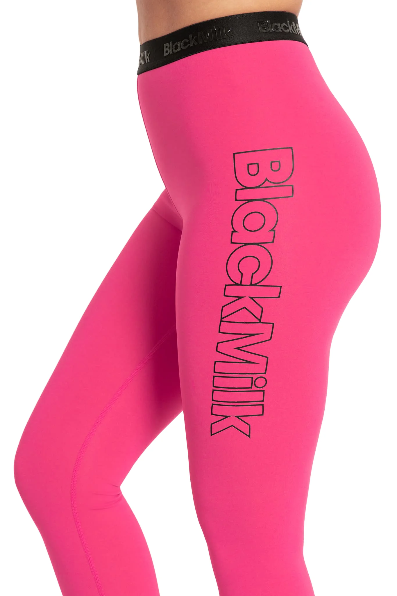 Power Up Pink Banded High Waisted Ninja Pants - Image 3