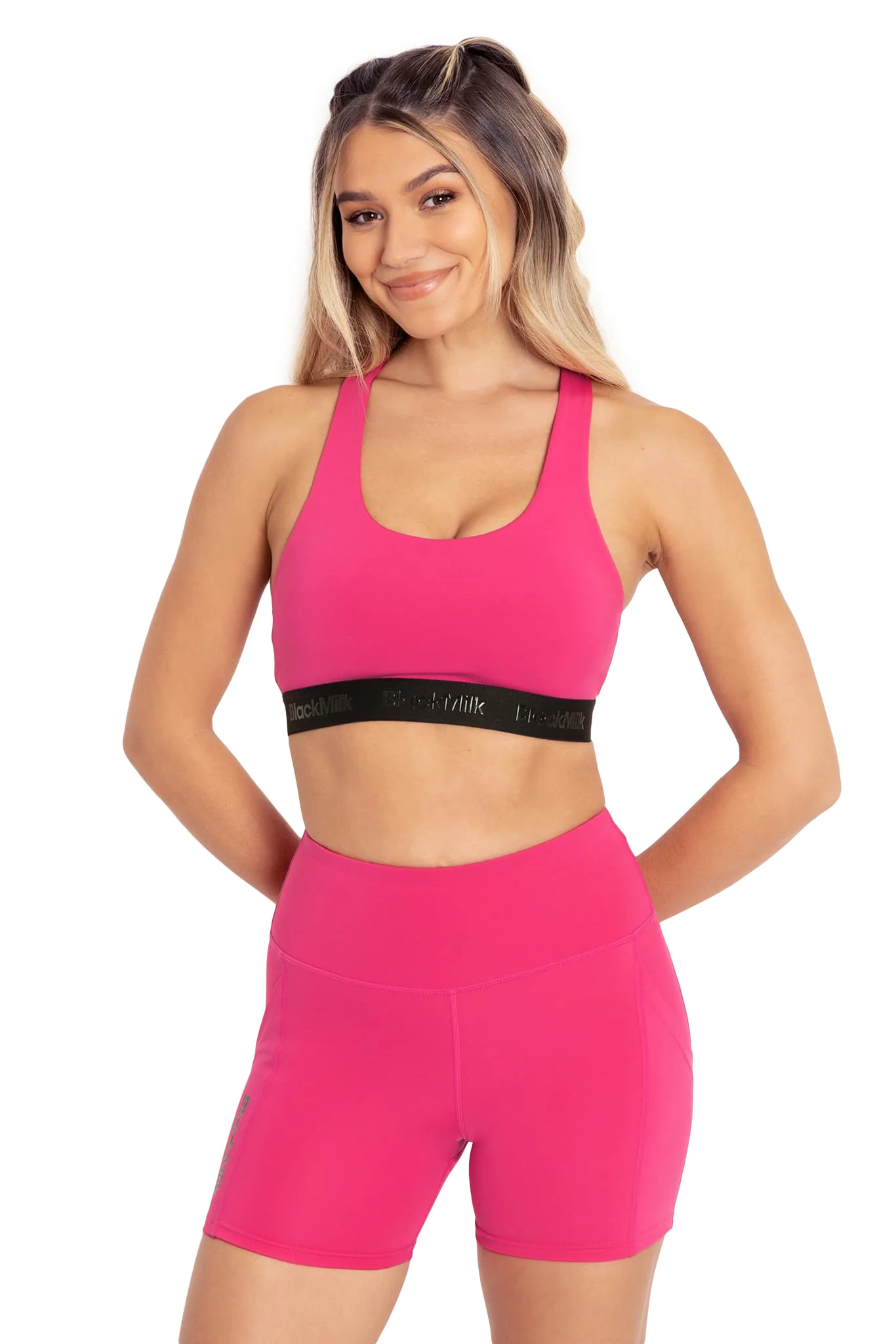 Power Up Pink High Waisted Pocket Smack Down Peachies