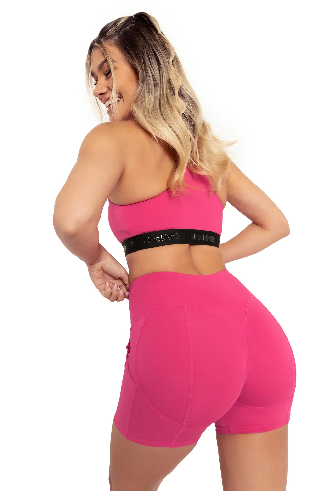 Power Up Pink High Waisted Pocket Smack Down Peachies - Image 2