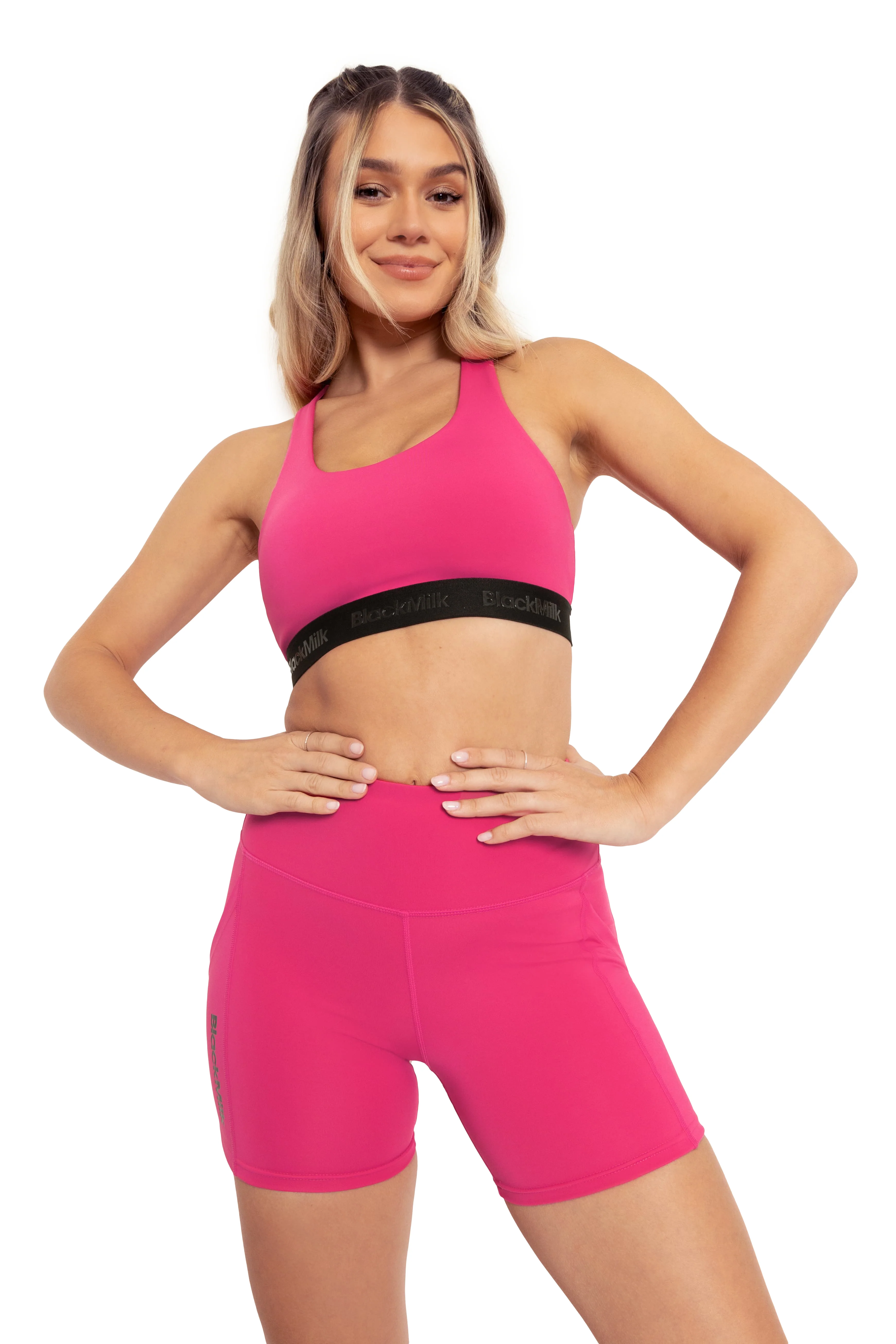 Power Up Pink High Waisted Pocket Smack Down Peachies - Image 8