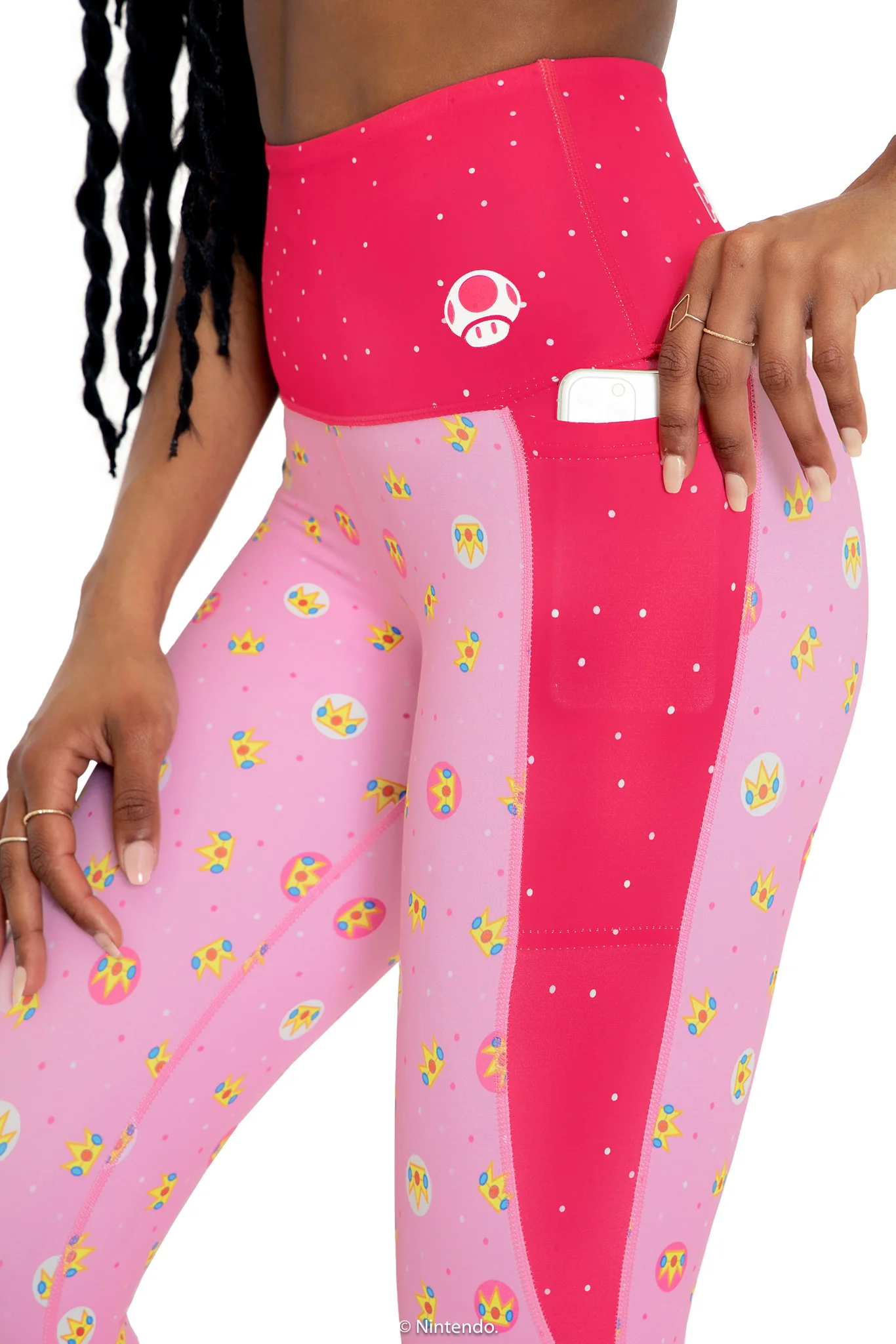 Princess Peach High Waisted Ninja Pants - Image 3