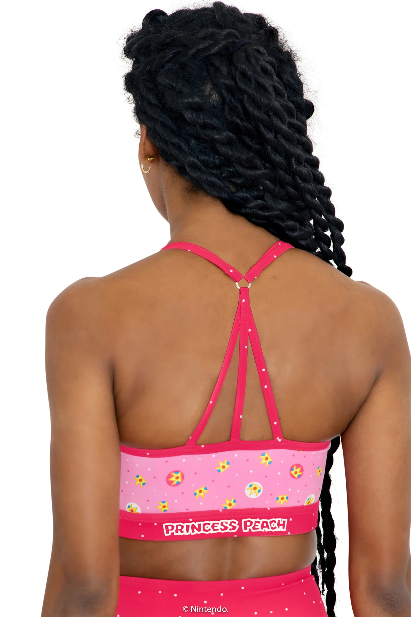 Princess Peach Sheer V Crop - Image 2