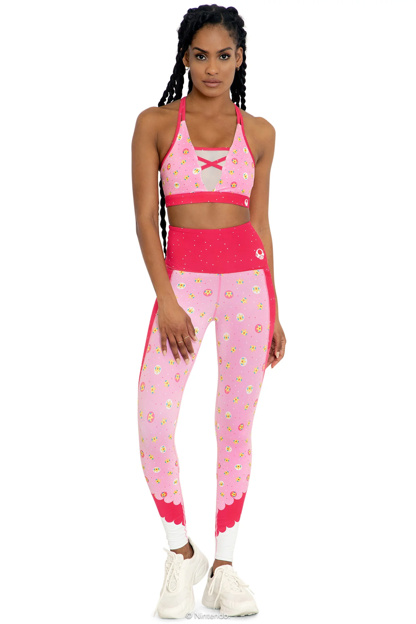Princess Peach Sheer V Crop - Image 4