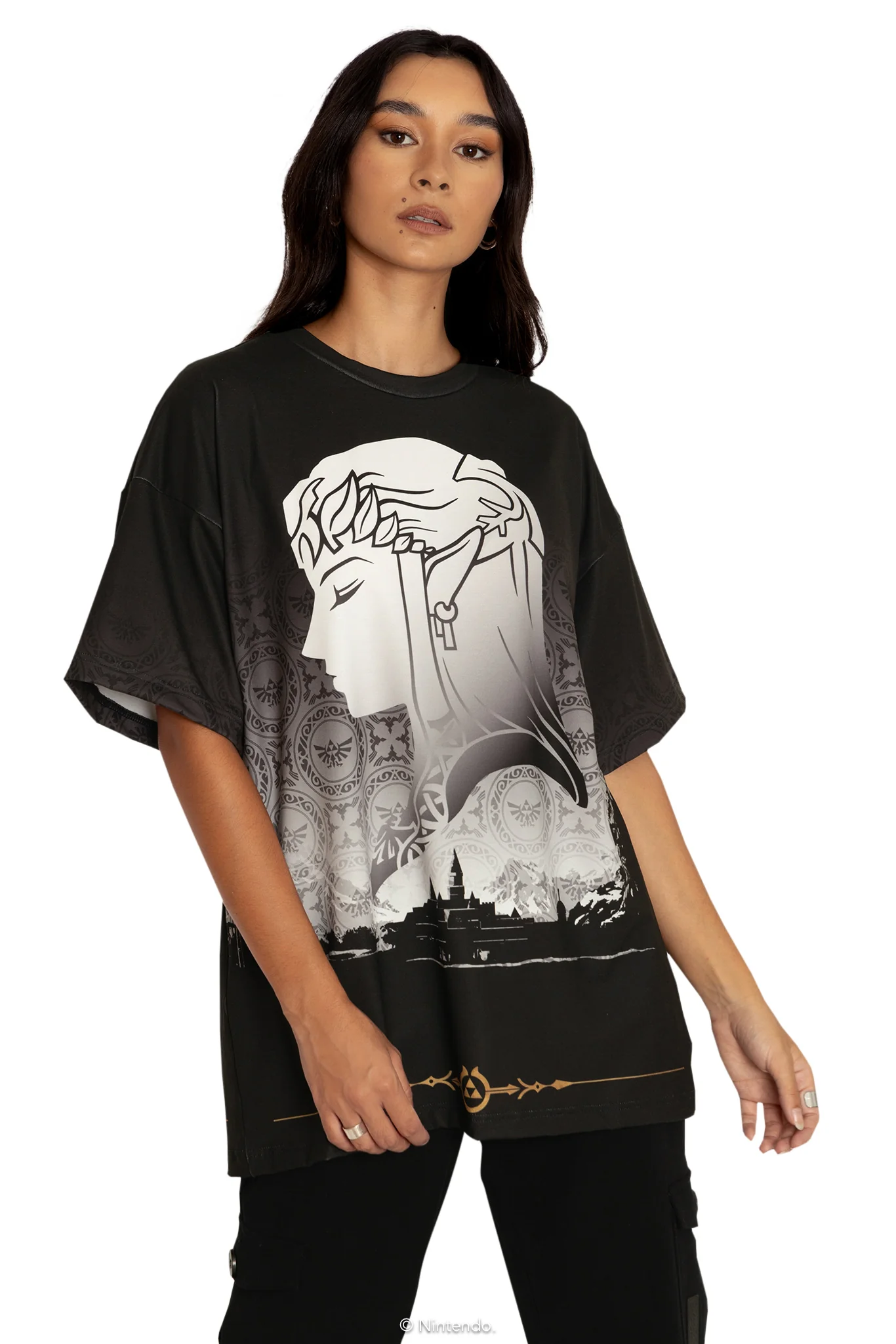 Princess Zelda And Link Big Tee