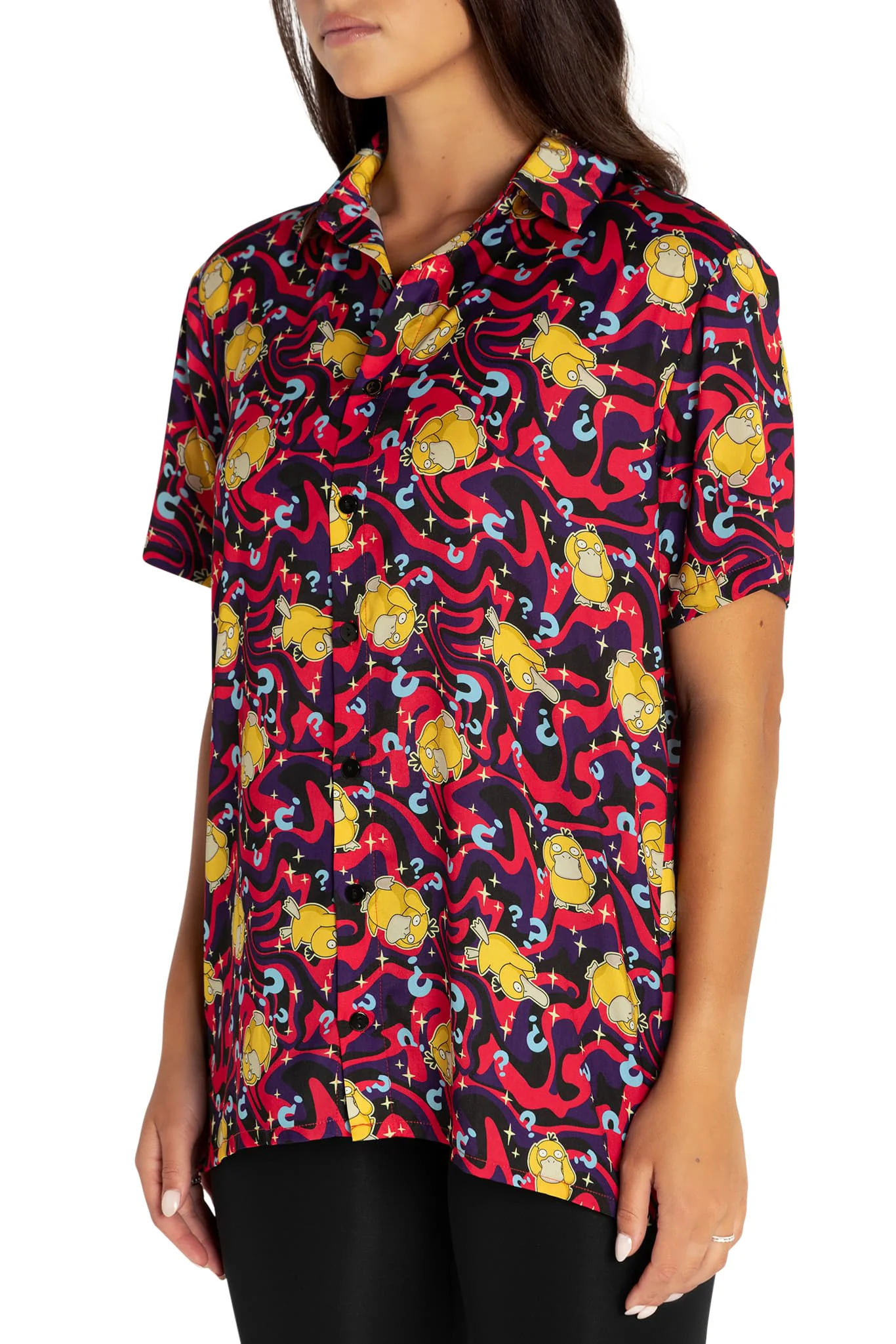 Psyduck Confusion Boyfriend Shirt - Image 3