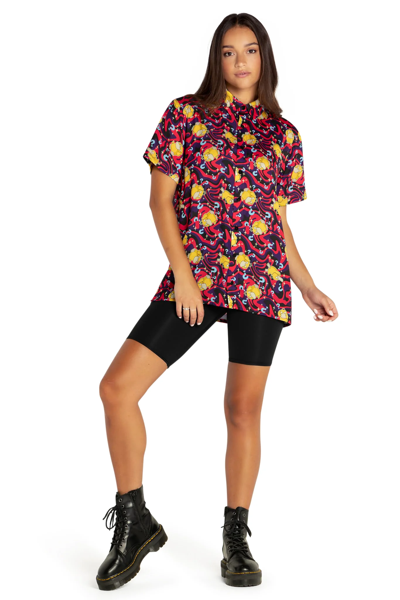 Psyduck Confusion Boyfriend Shirt - Image 4