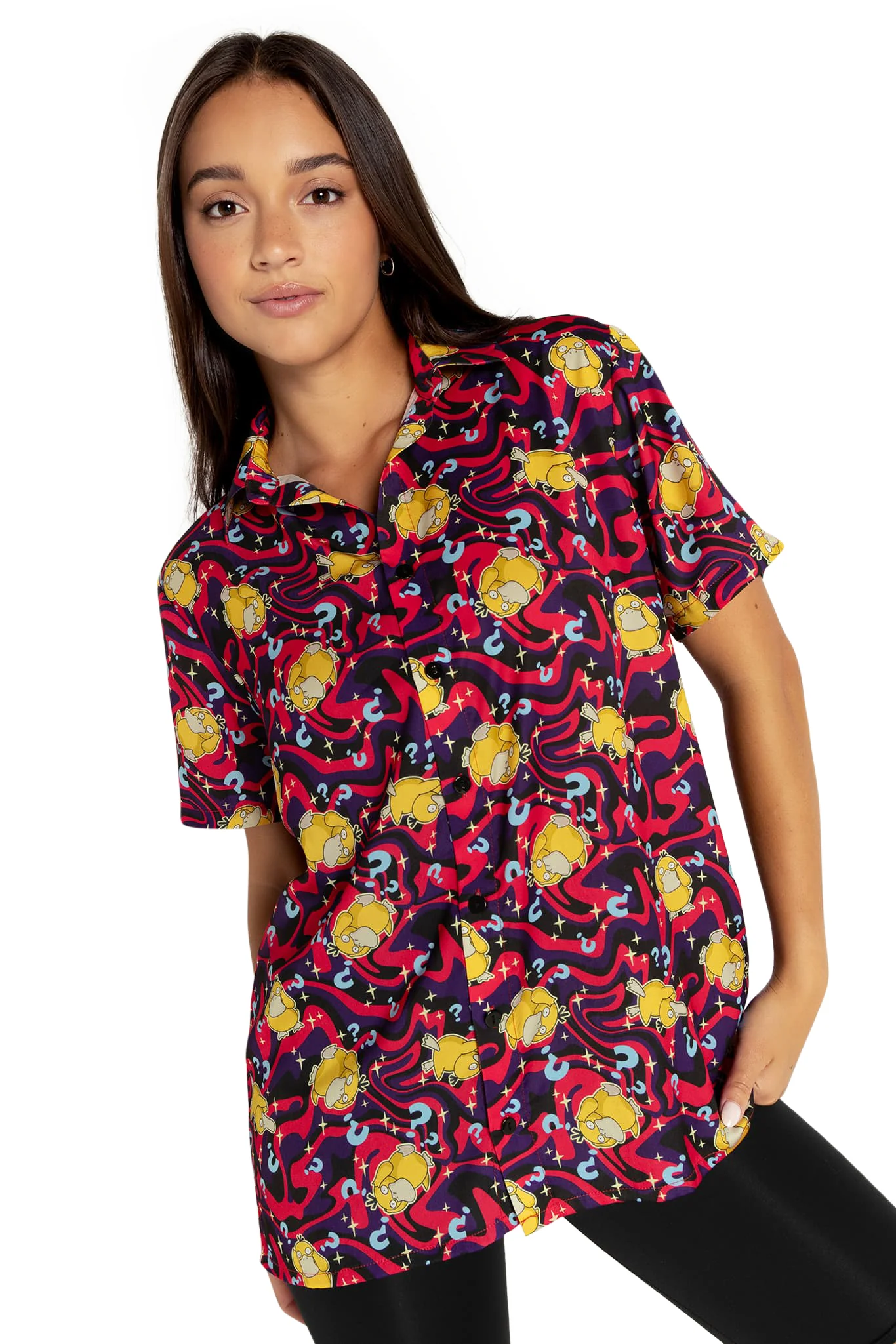 Psyduck Confusion Boyfriend Shirt - Image 7