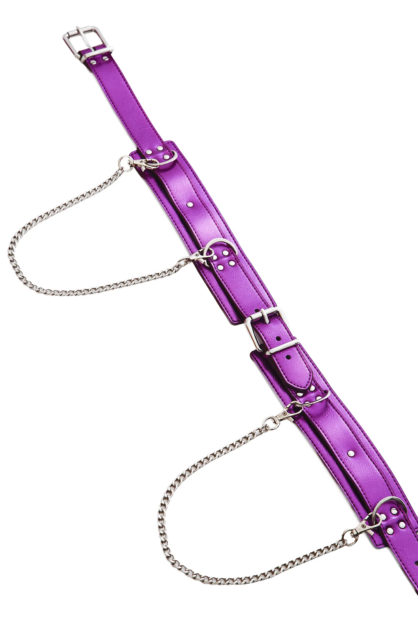 Purple Pearl Chained Up Belt - Image 3