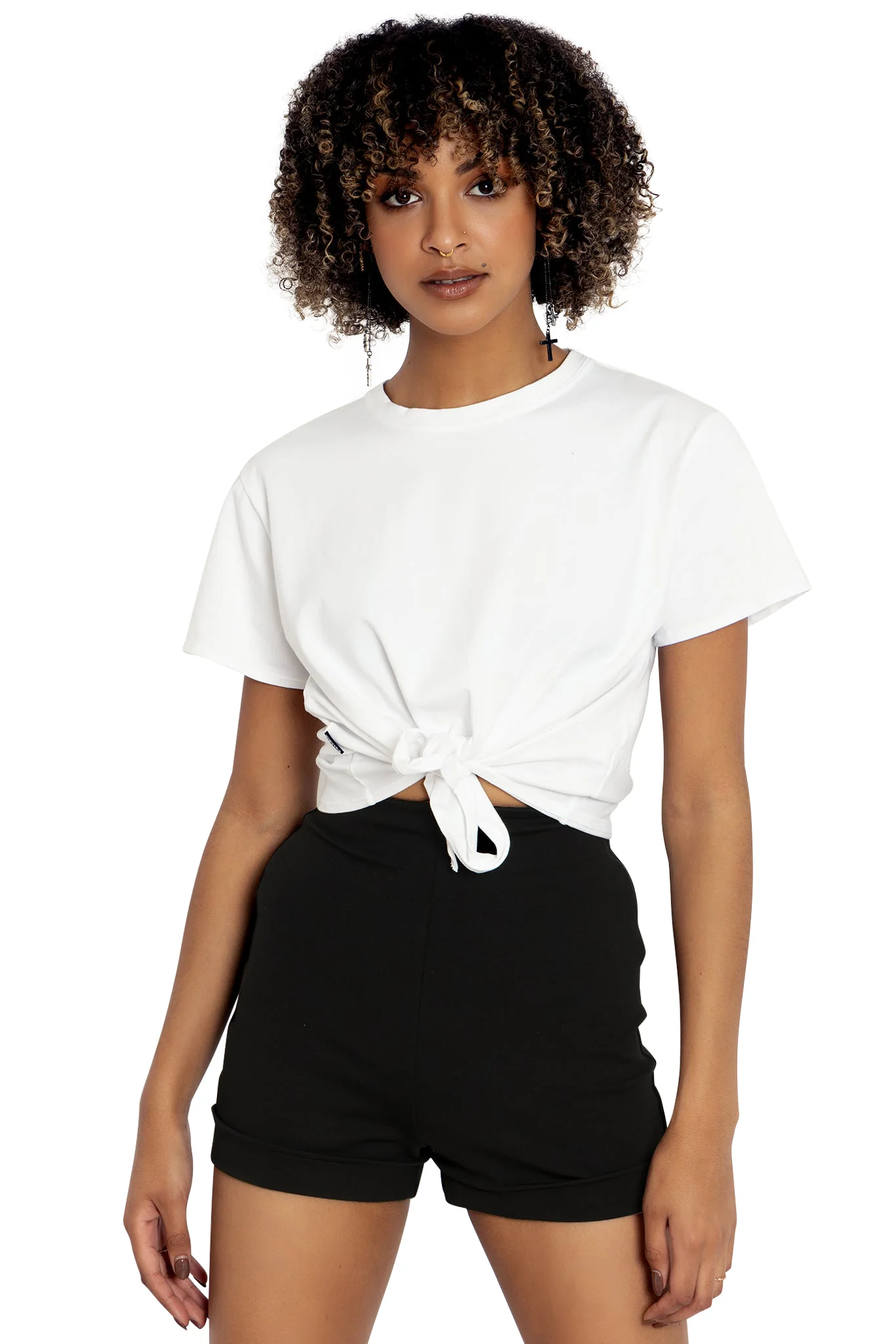 Push It Ponte Ultra High Waisted Shorts - Image 3