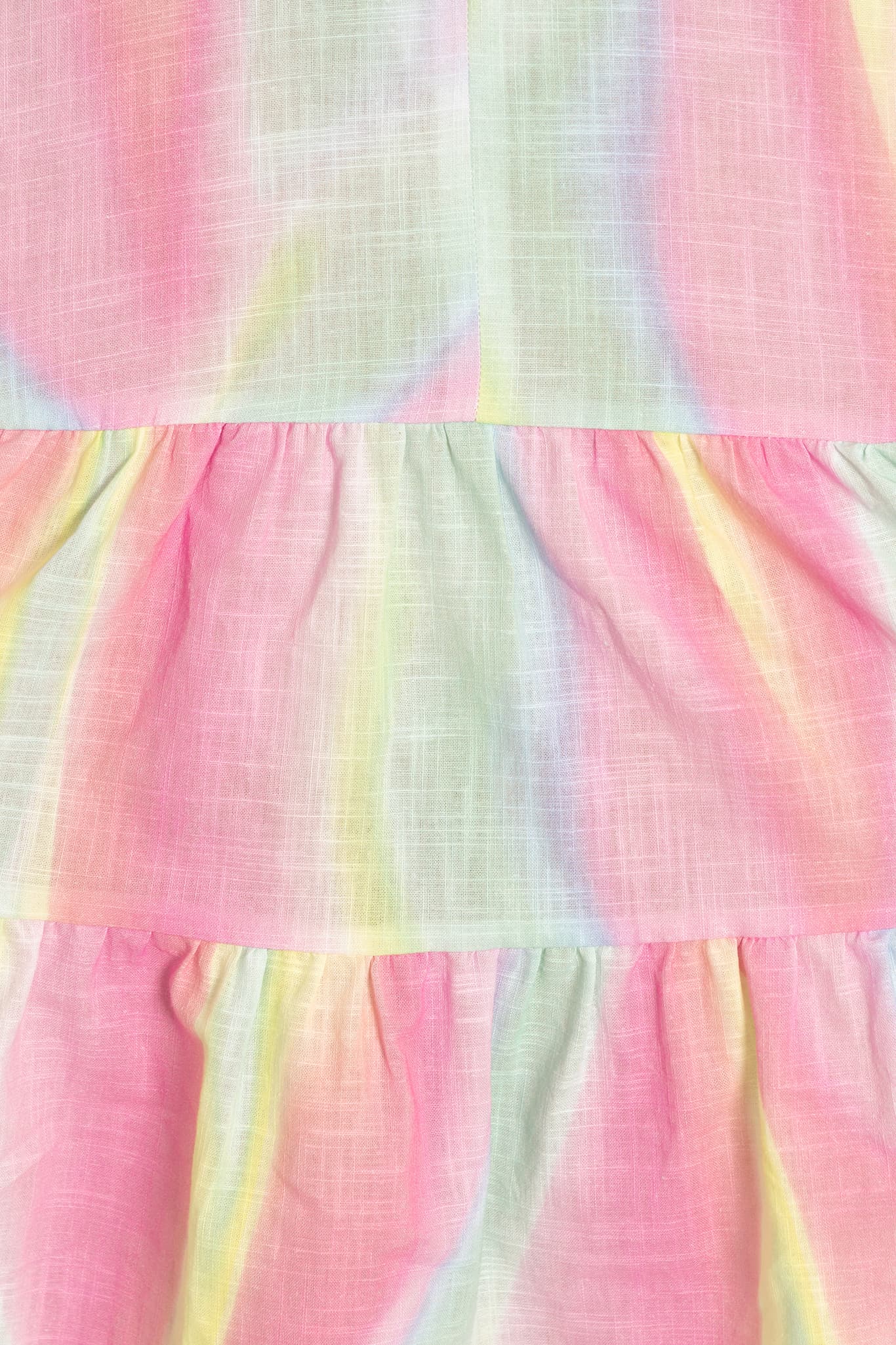 Rainbow Puff Sleeve Smock Dress - Image 4