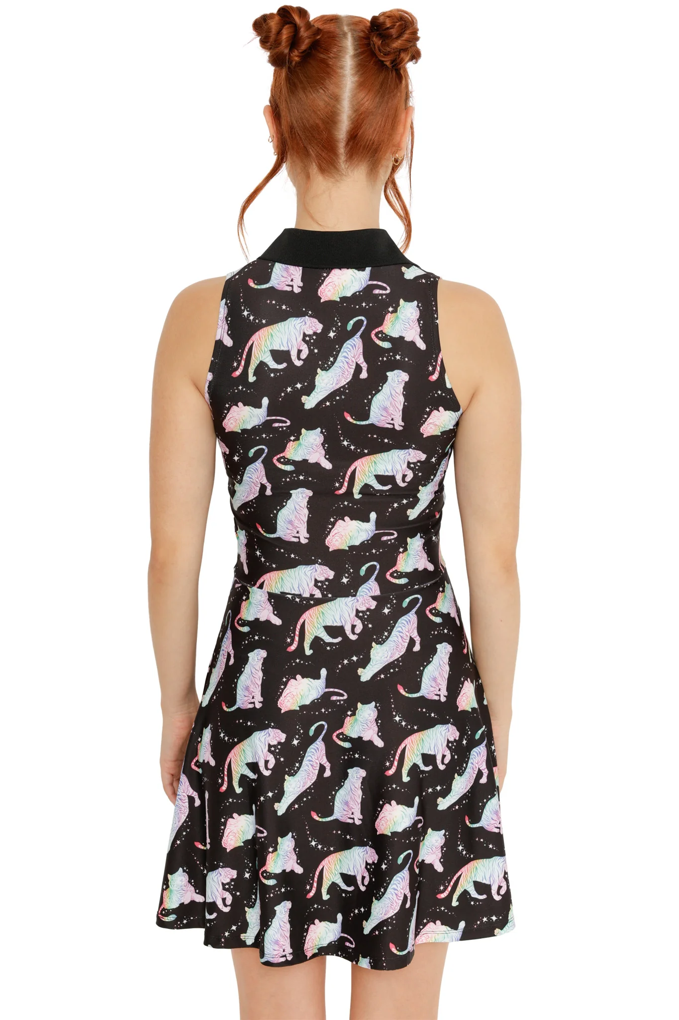 Rainbow Tiger Polo Dress - Image 4