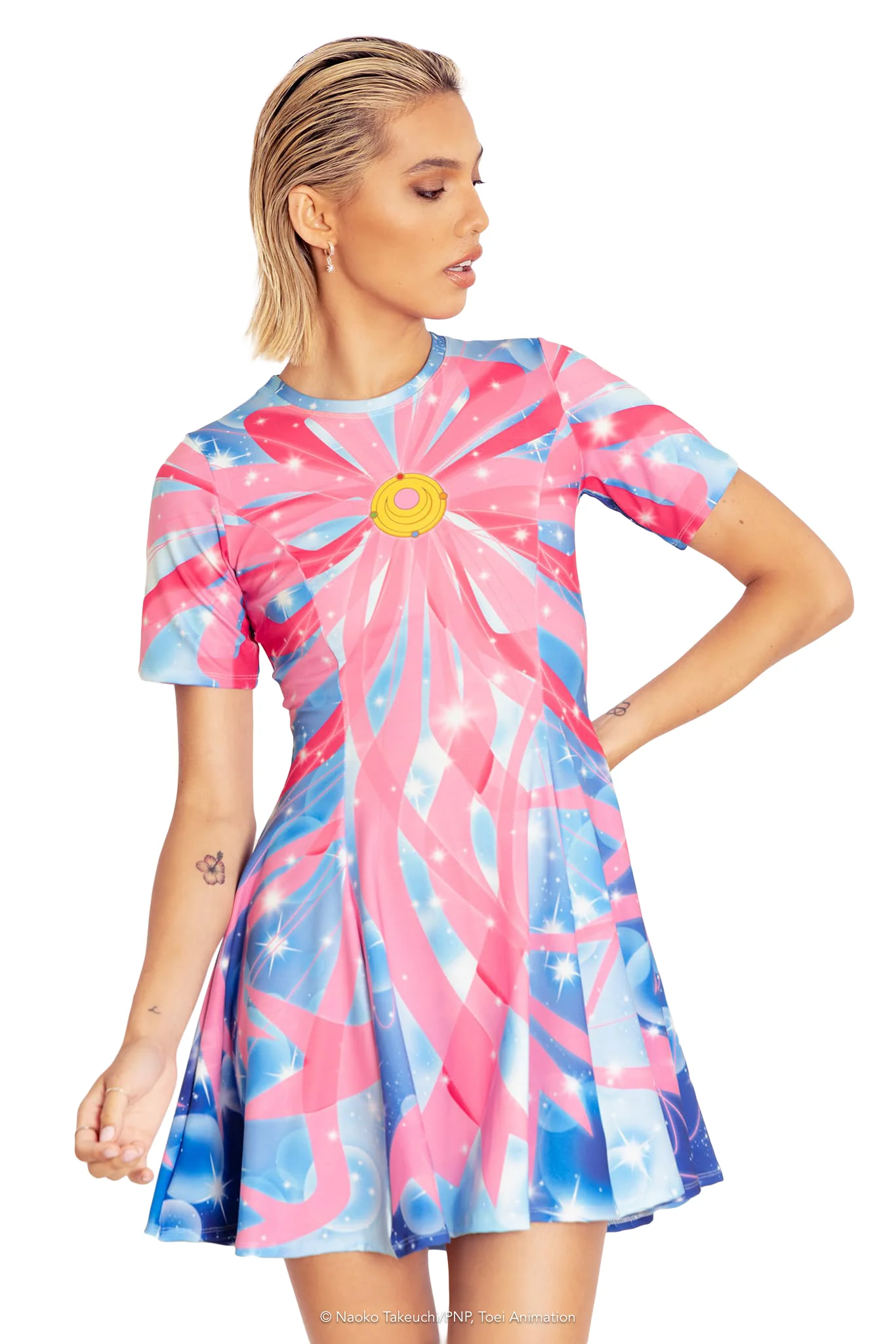 Ribbon Transformation Evil Tee Dress - Image 6