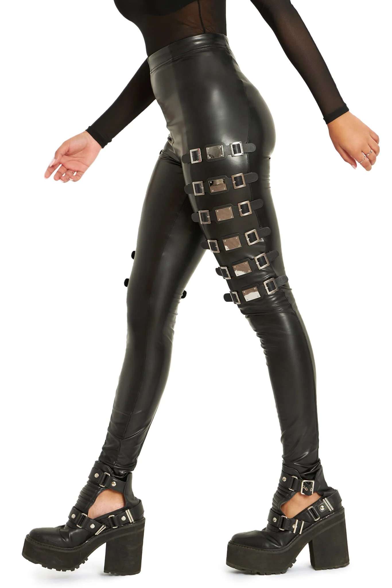 Road Hunter High Waisted Leggings - Image 4