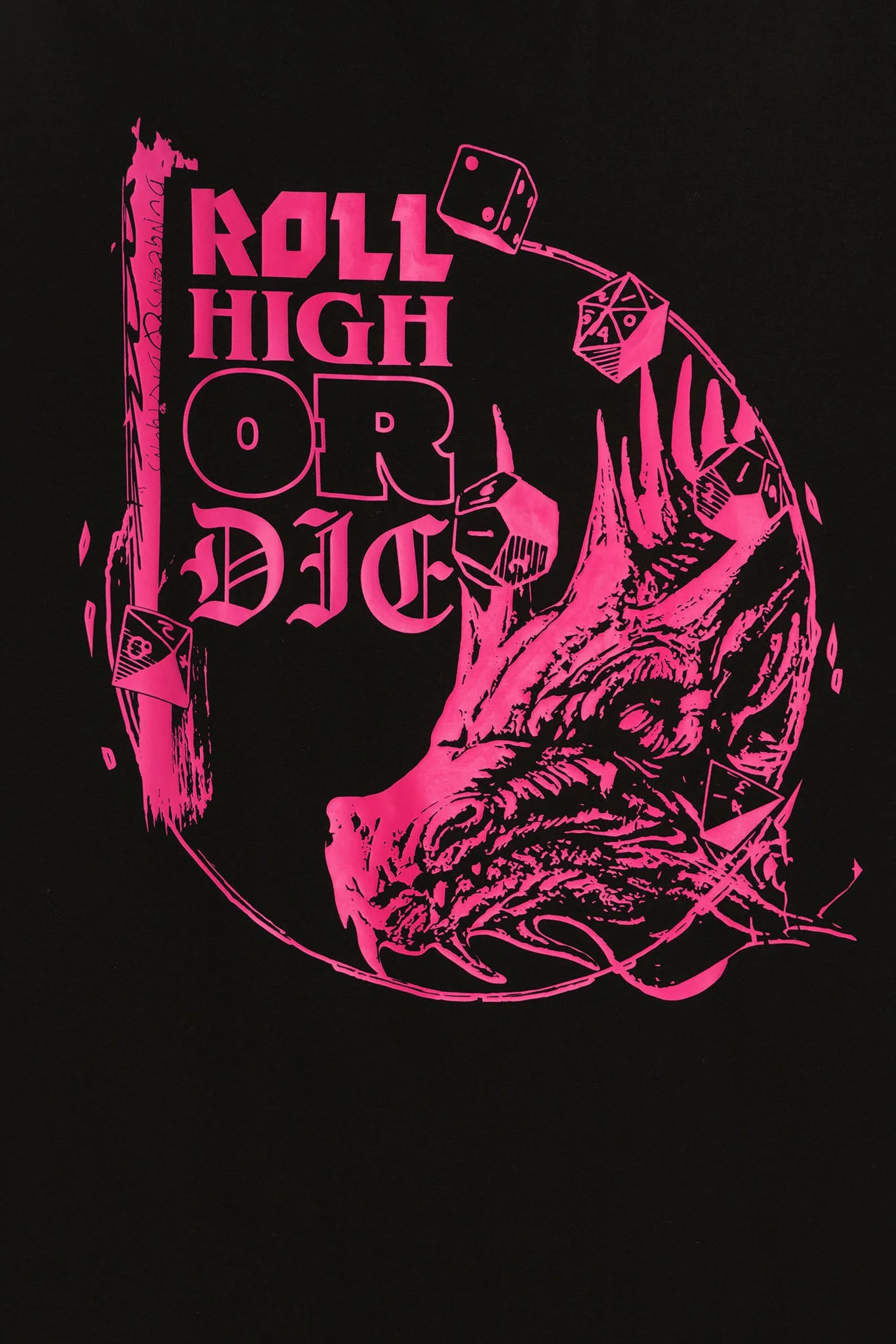 Roll High Or Die Giant Tee - Image 4