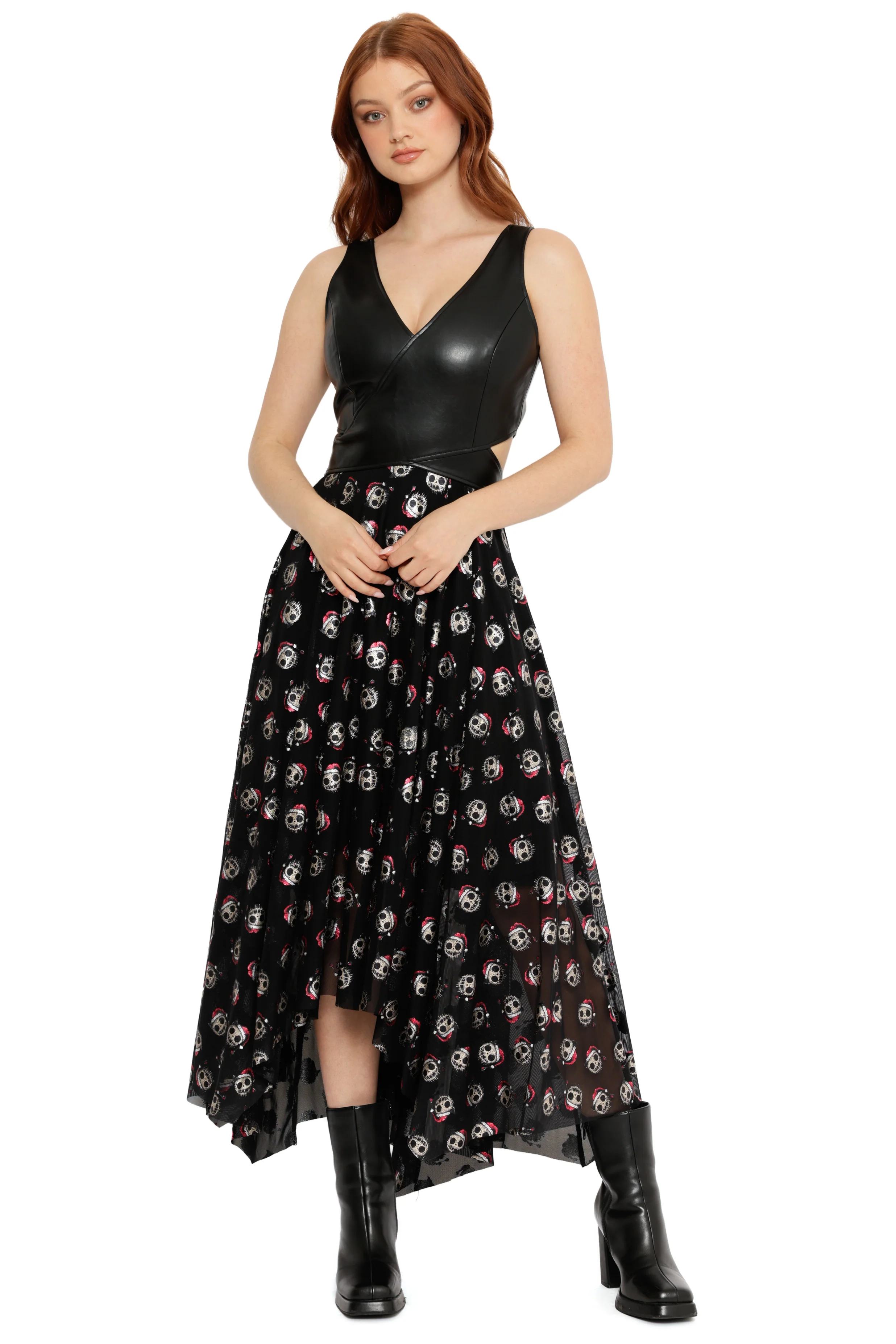Route 666 Santa Claws Handkerchief Maxi Dress - Image 2