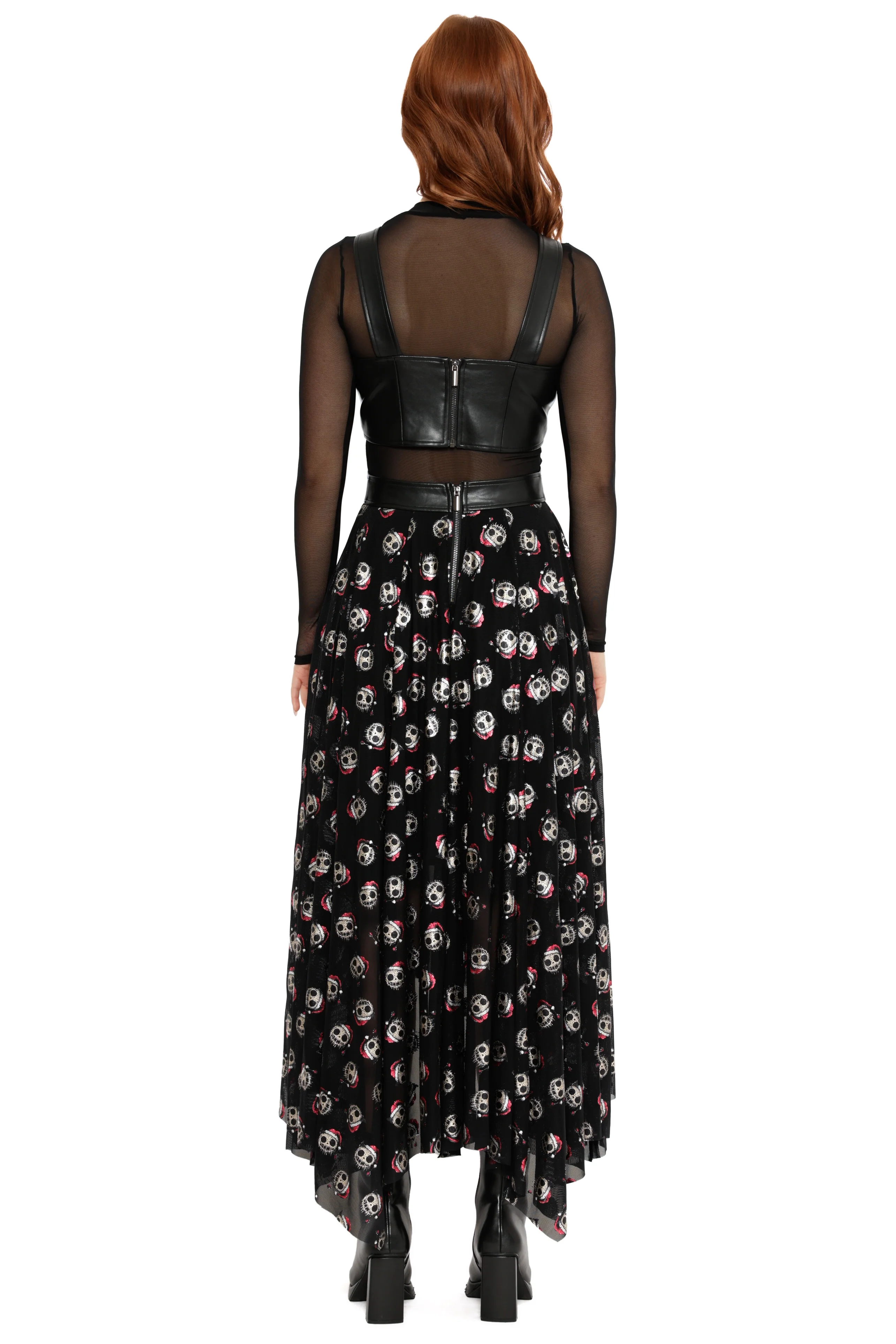 Route 666 Santa Claws Handkerchief Maxi Dress - Image 3