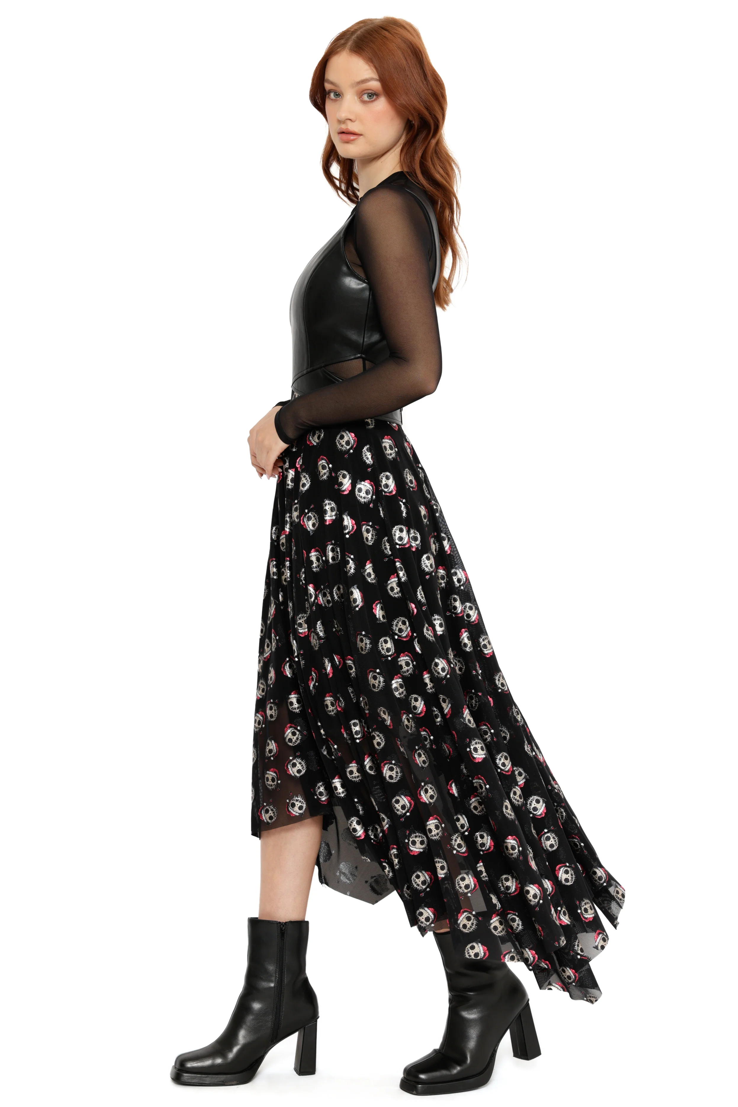 Route 666 Santa Claws Handkerchief Maxi Dress - Image 5