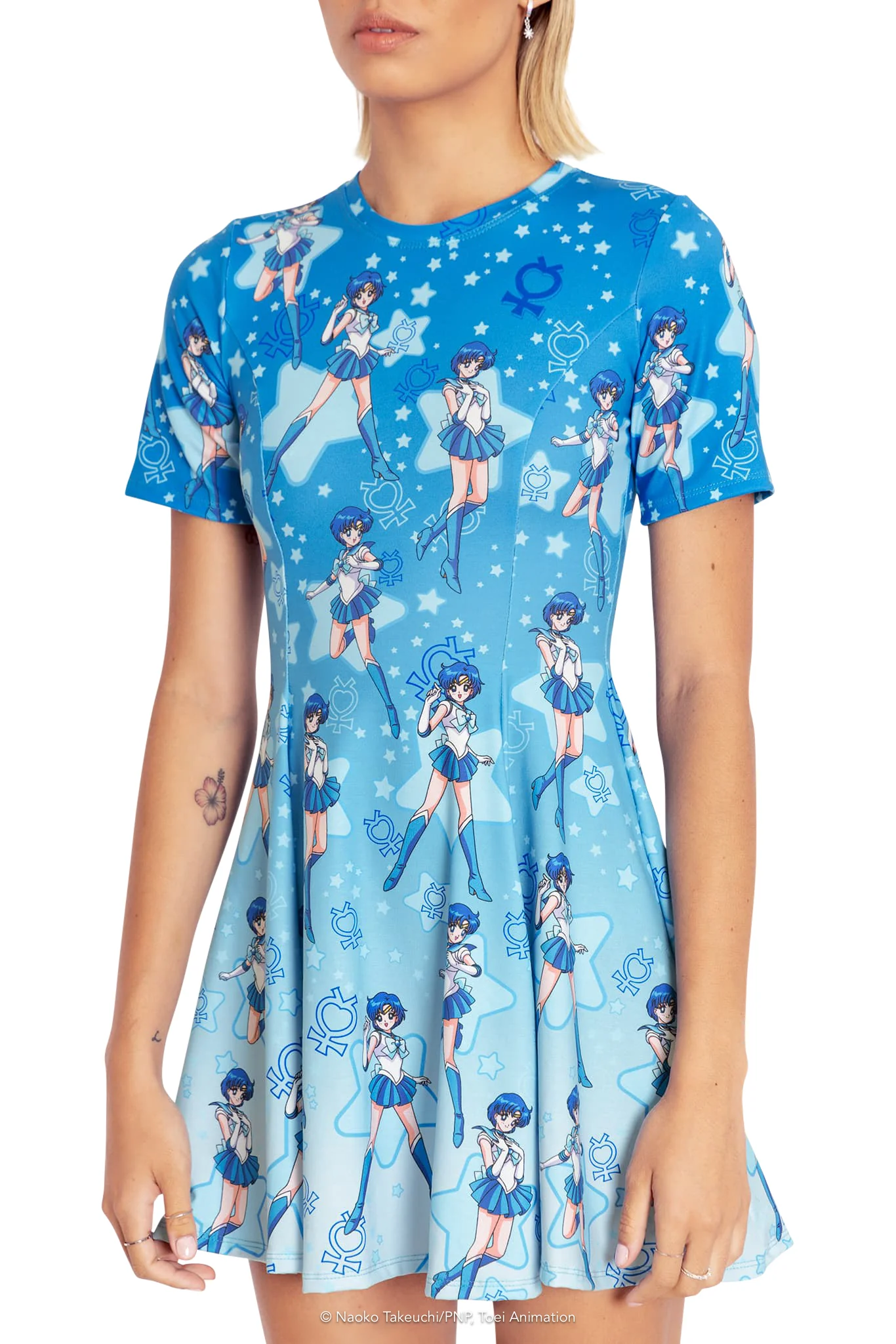 Sailor Mercury Evil Tee Dress - Image 3