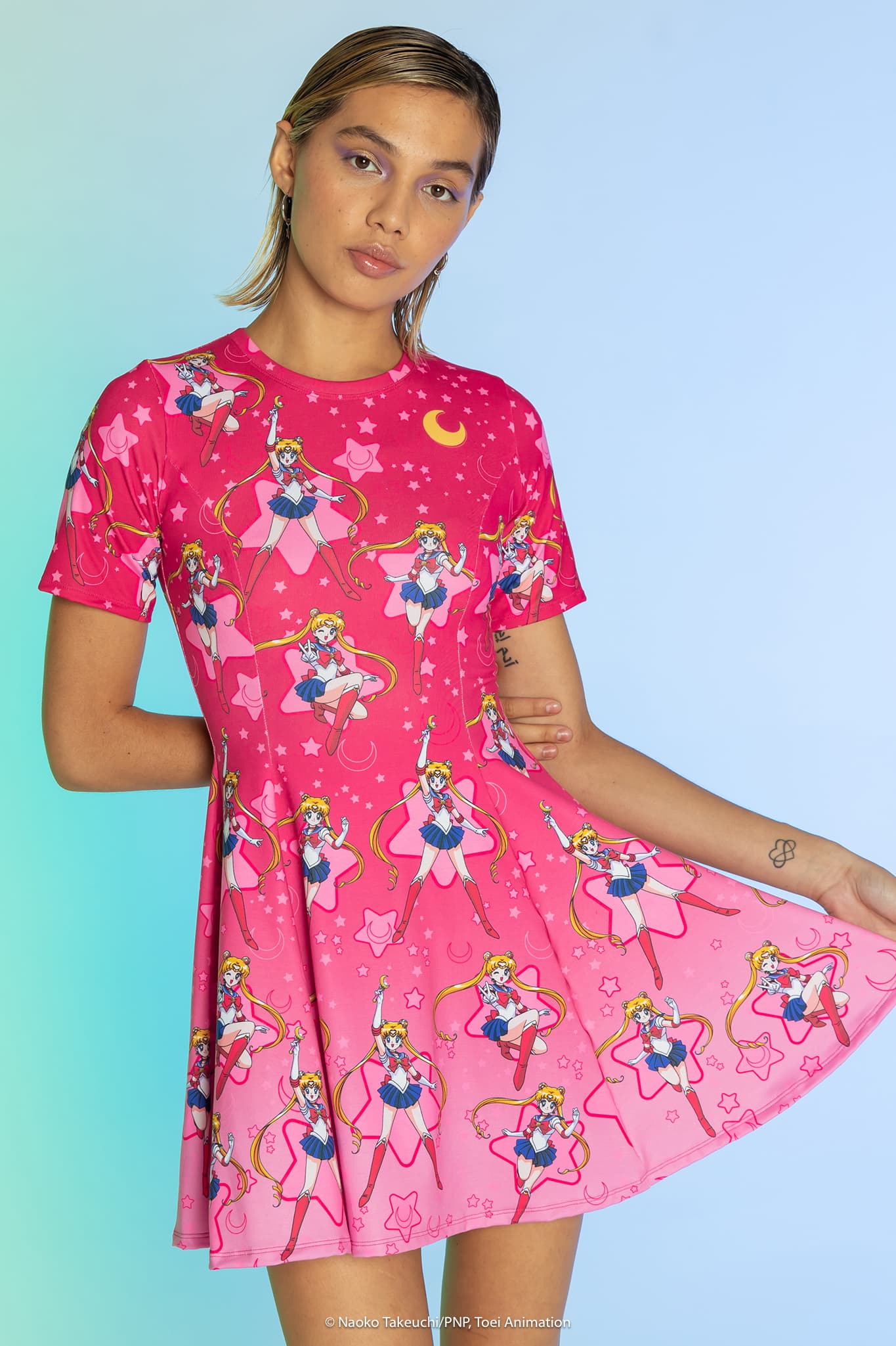 Sailor Moon Evil Tee Dress - Image 6