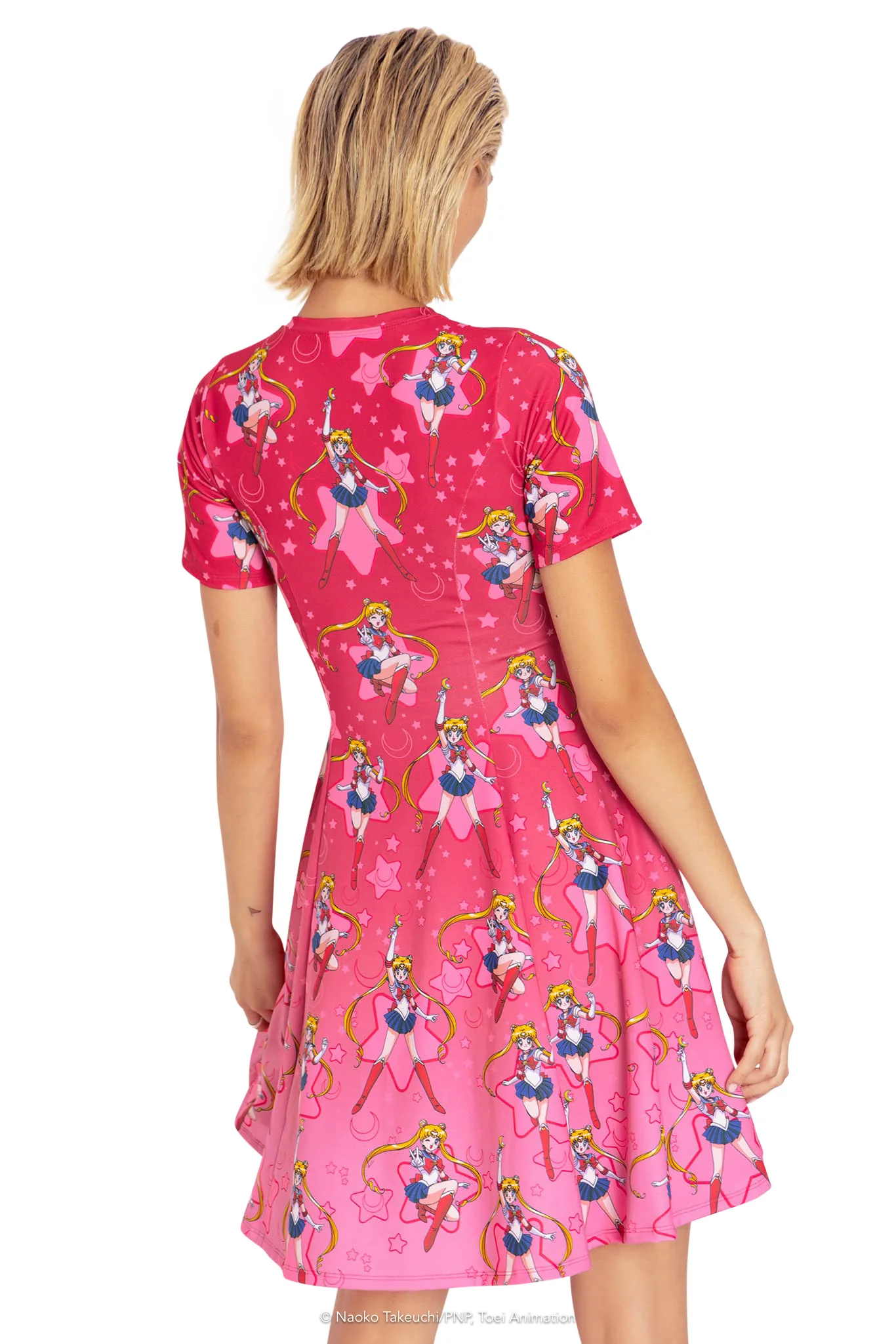 Sailor Moon Longline Evil Tee Dress - Image 2