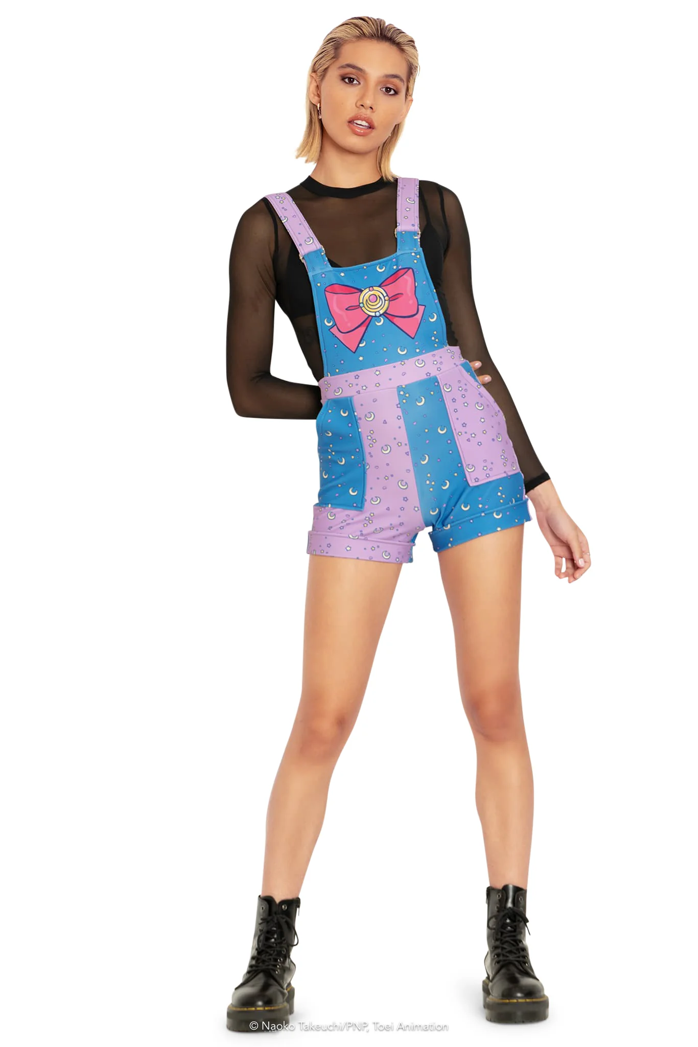 Sailor Moon Pastel Short Overalls - Image 5