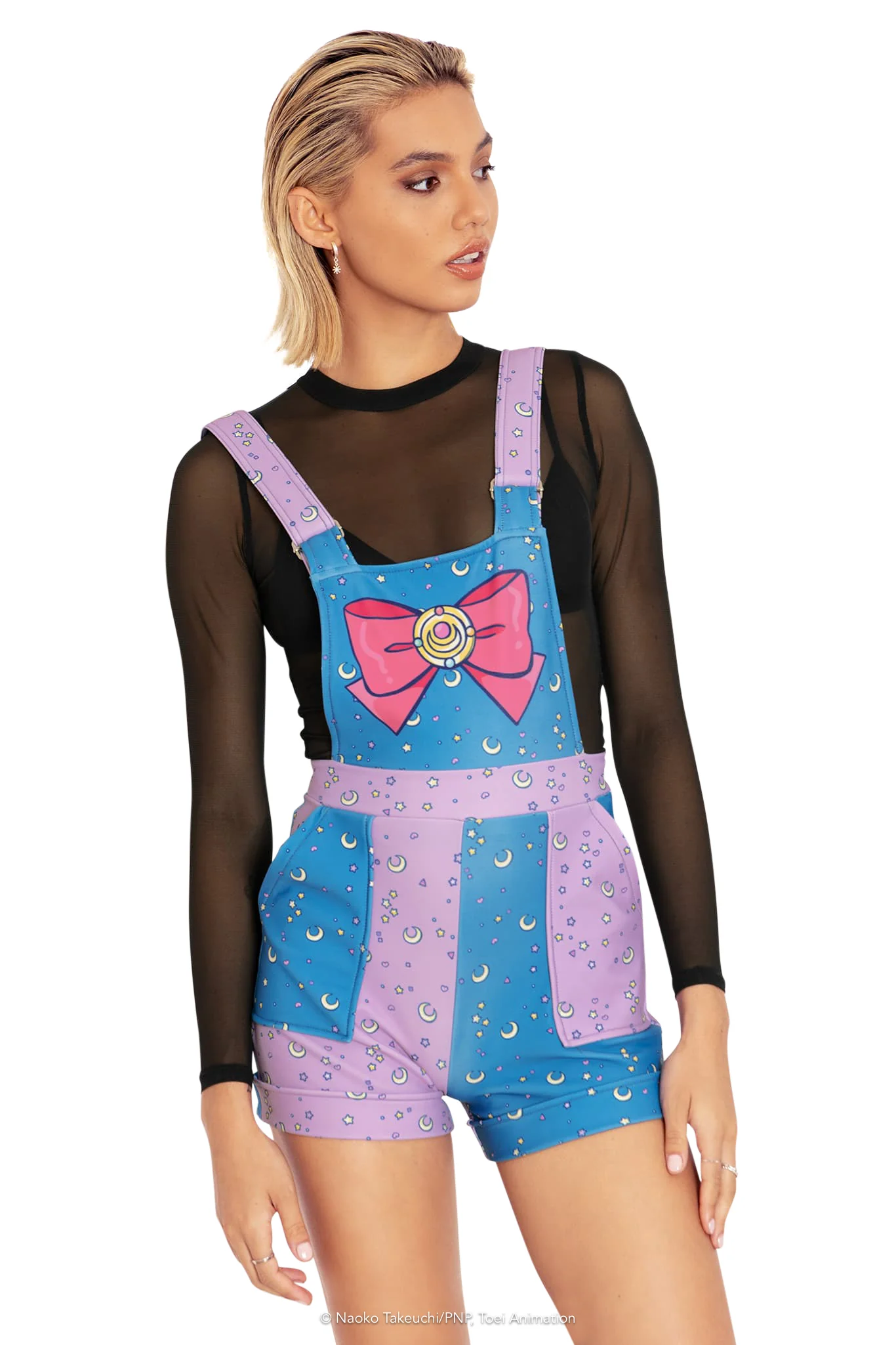 Sailor Moon Pastel Short Overalls - Image 6