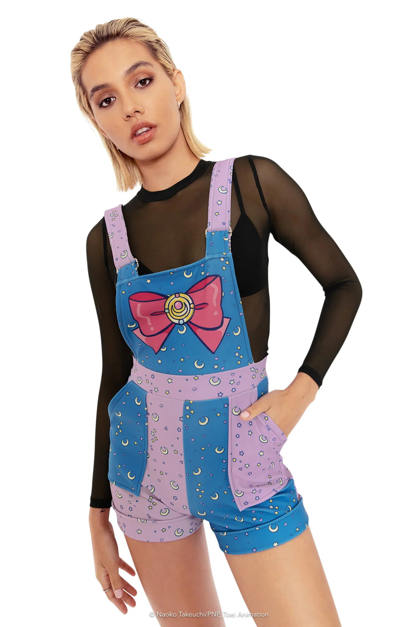 Sailor Moon Pastel Short Overalls - Image 7