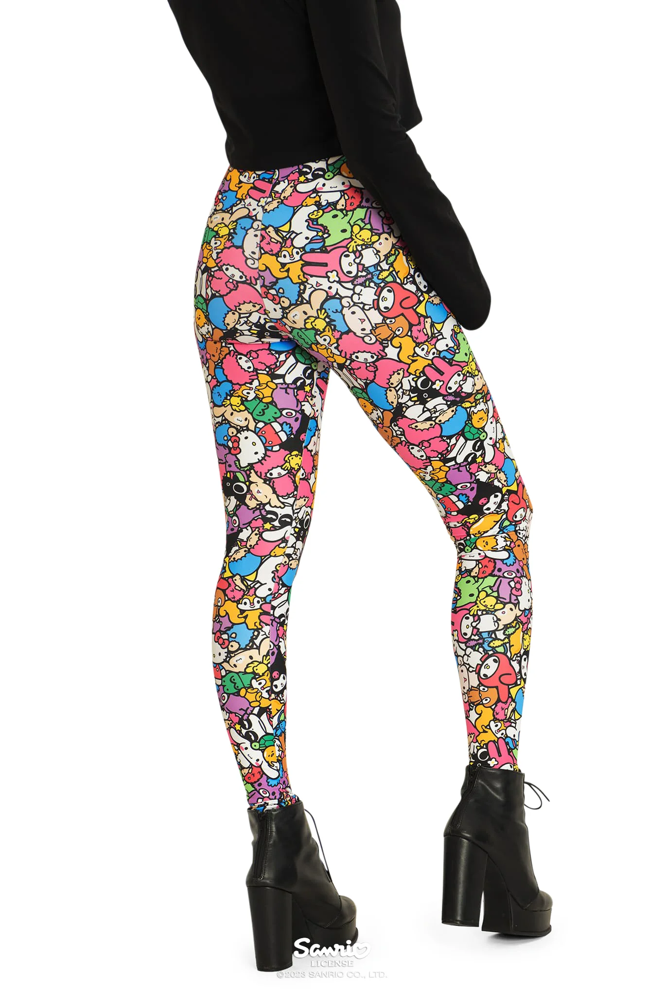 Sanrio All Stars High Waisted Matte Finish Leggings - Image 2