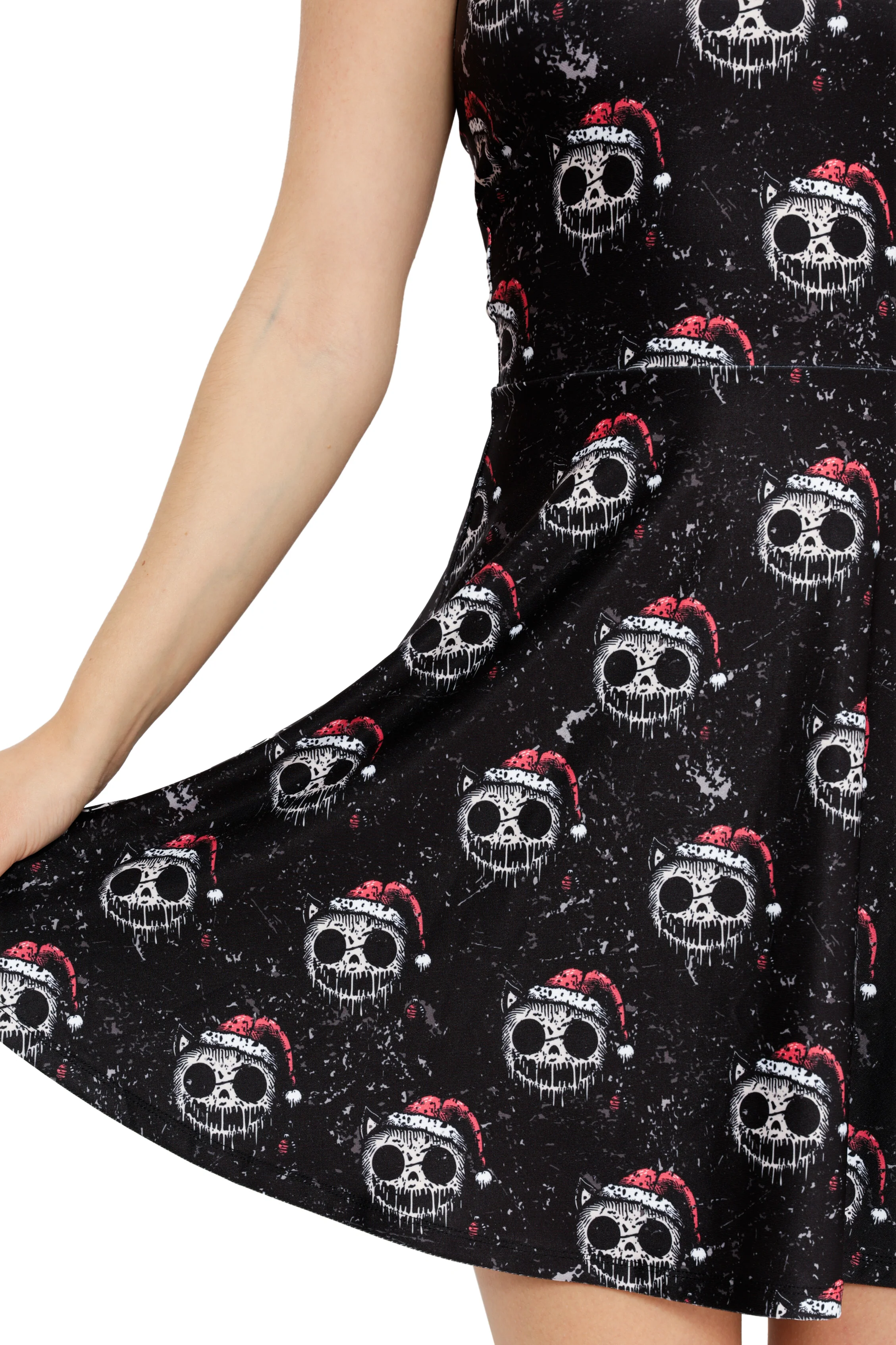 Santa Claws Polo Skater Dress - Image 3