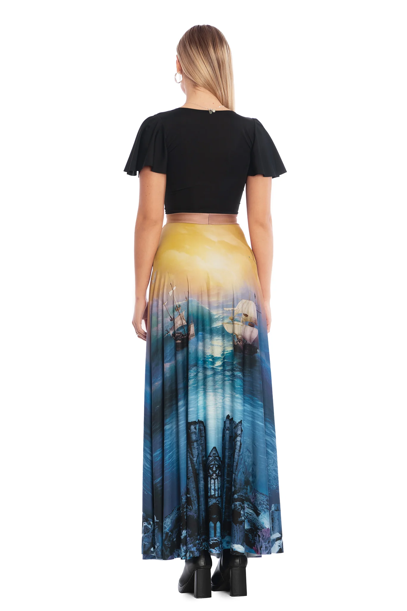 Sea Battle Maxi Skirt - Image 6