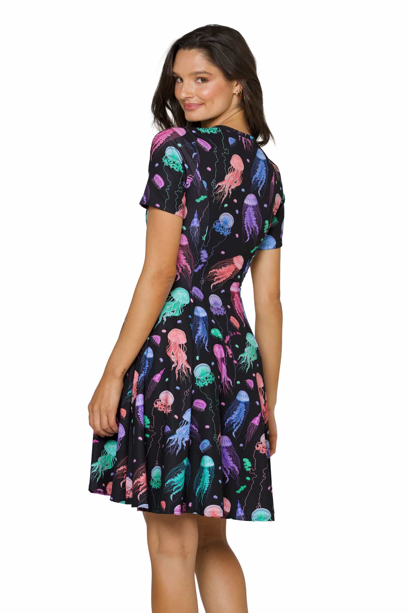 Sea Jellies Longline Evil Tee Dress - Image 2