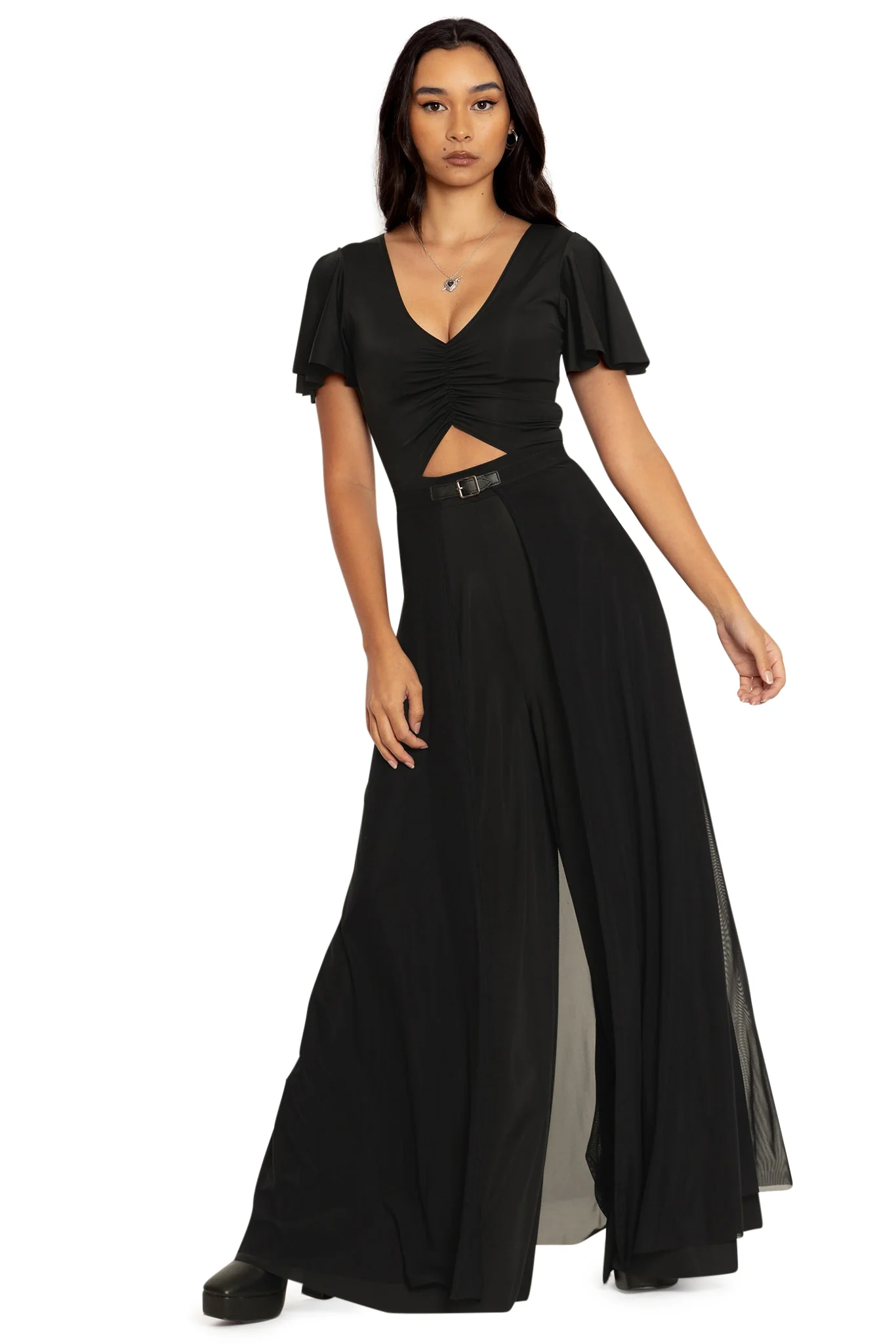 Sheer Overlay Maxi Skirt - Image 7