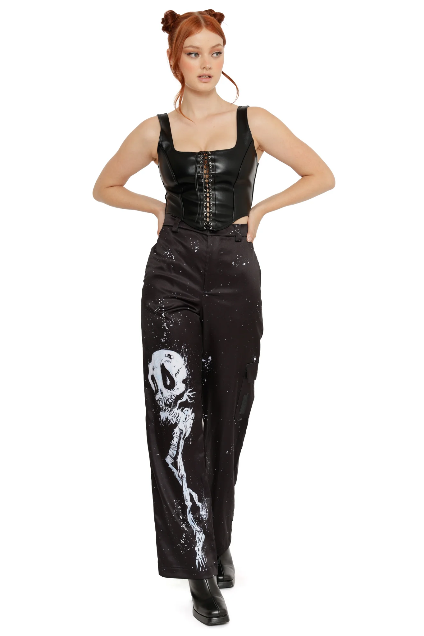 Skulls Straight Leg Cargo Pants - Image 5