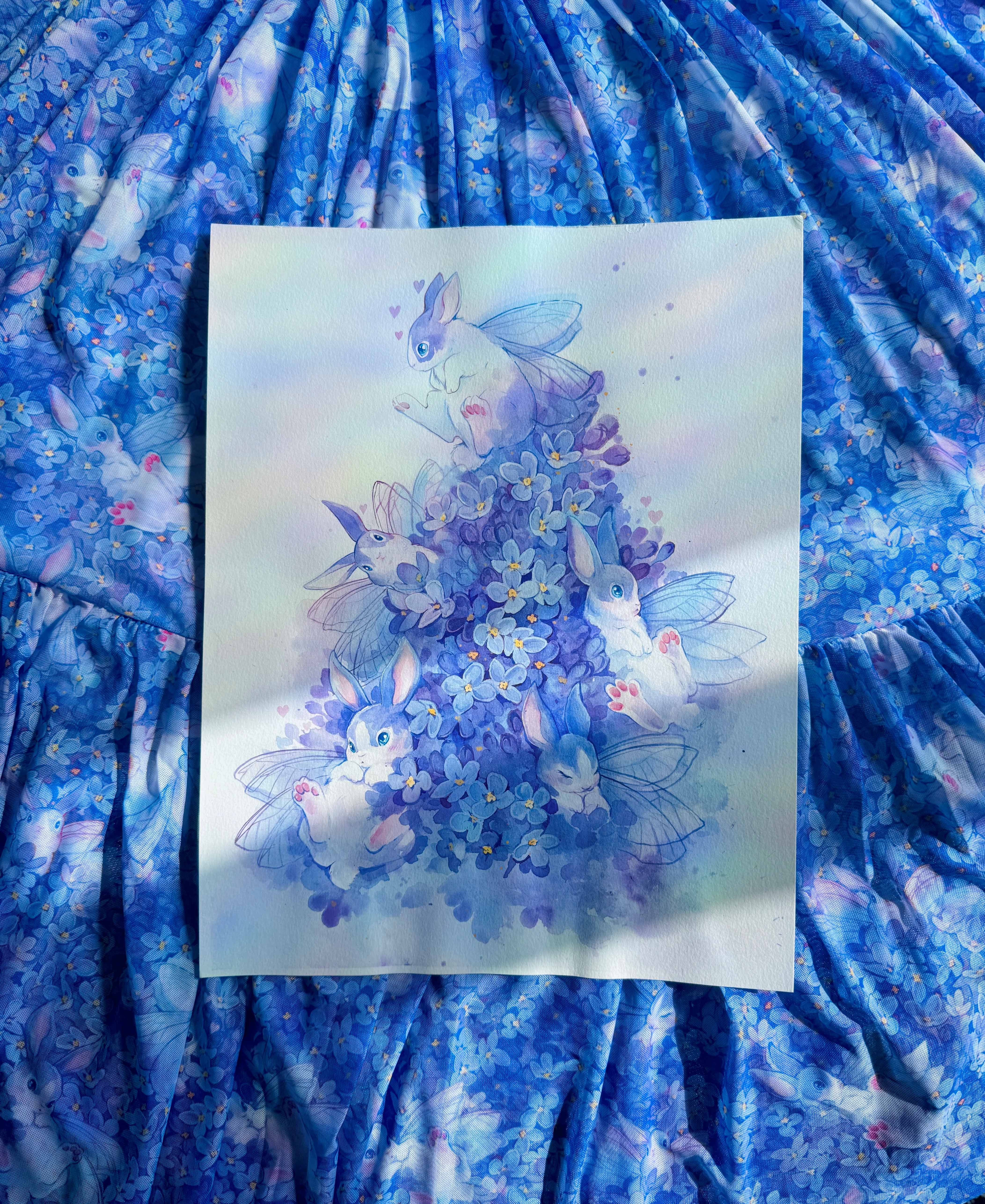 Skvader Among The Flowers Sheer Midaxi Dress - Image 8