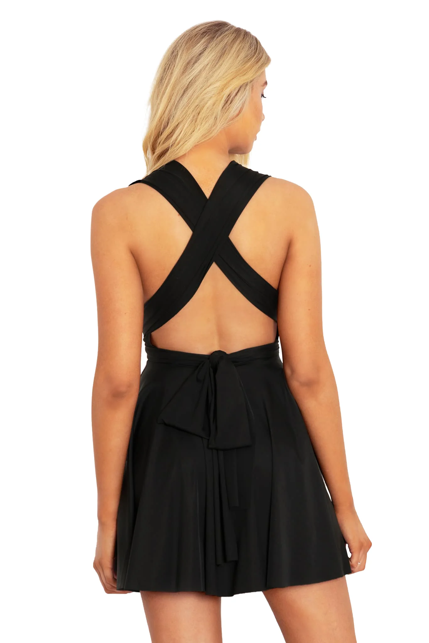 Sleek Infinity Skater Dress - Image 10
