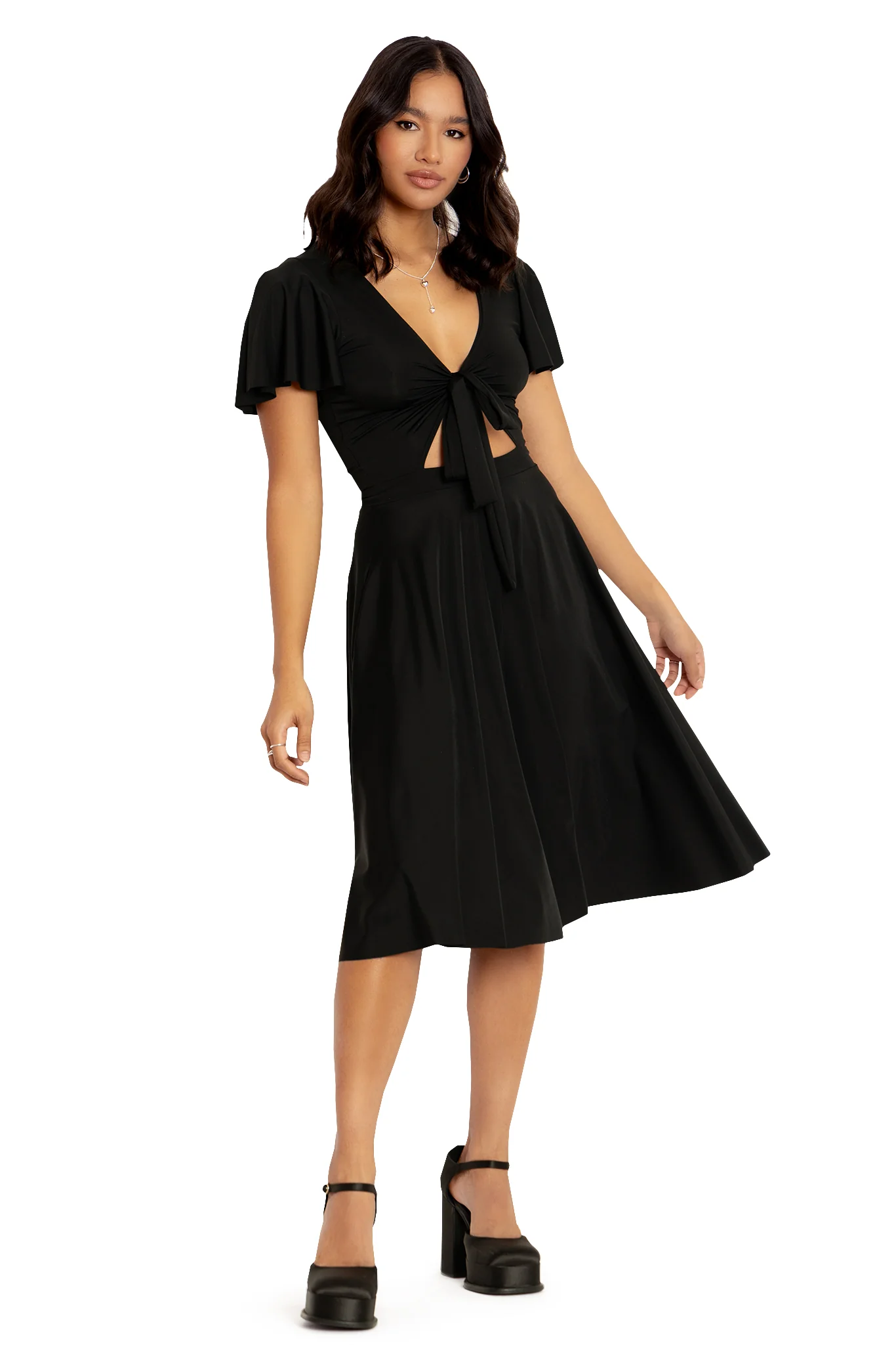 Sleek Rio Midi Dress
