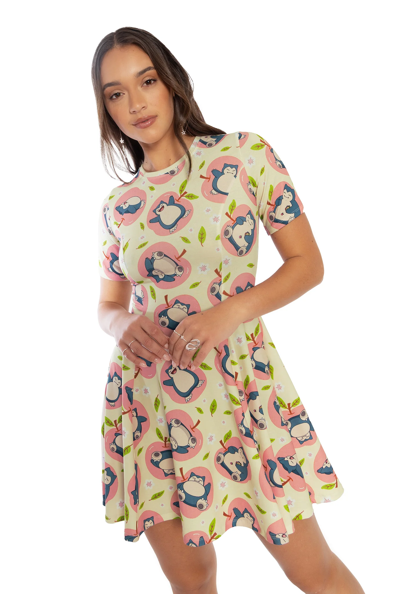 Snorlax Apples Evil Tee Dress - Image 7