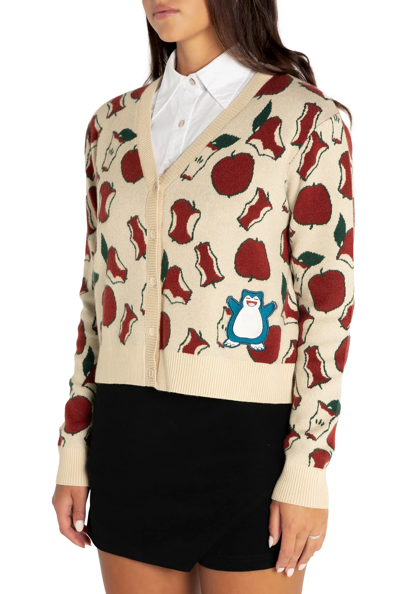 Snorlax Loves Apples Cardigan - Image 3