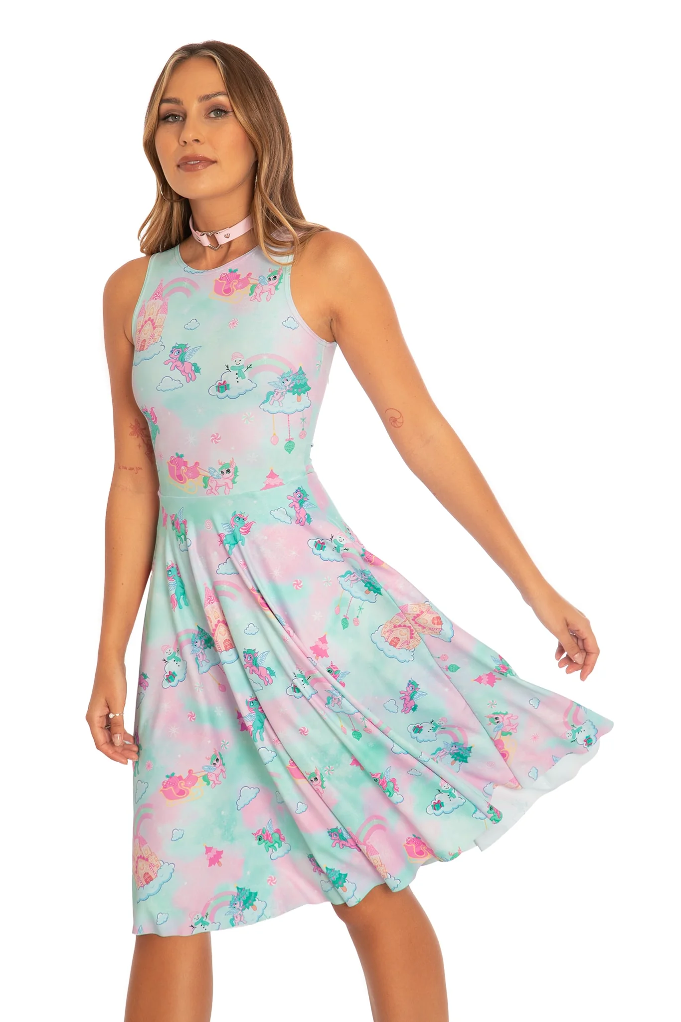 So Christmas I Could Puke Princess Midi Dress - Image 6