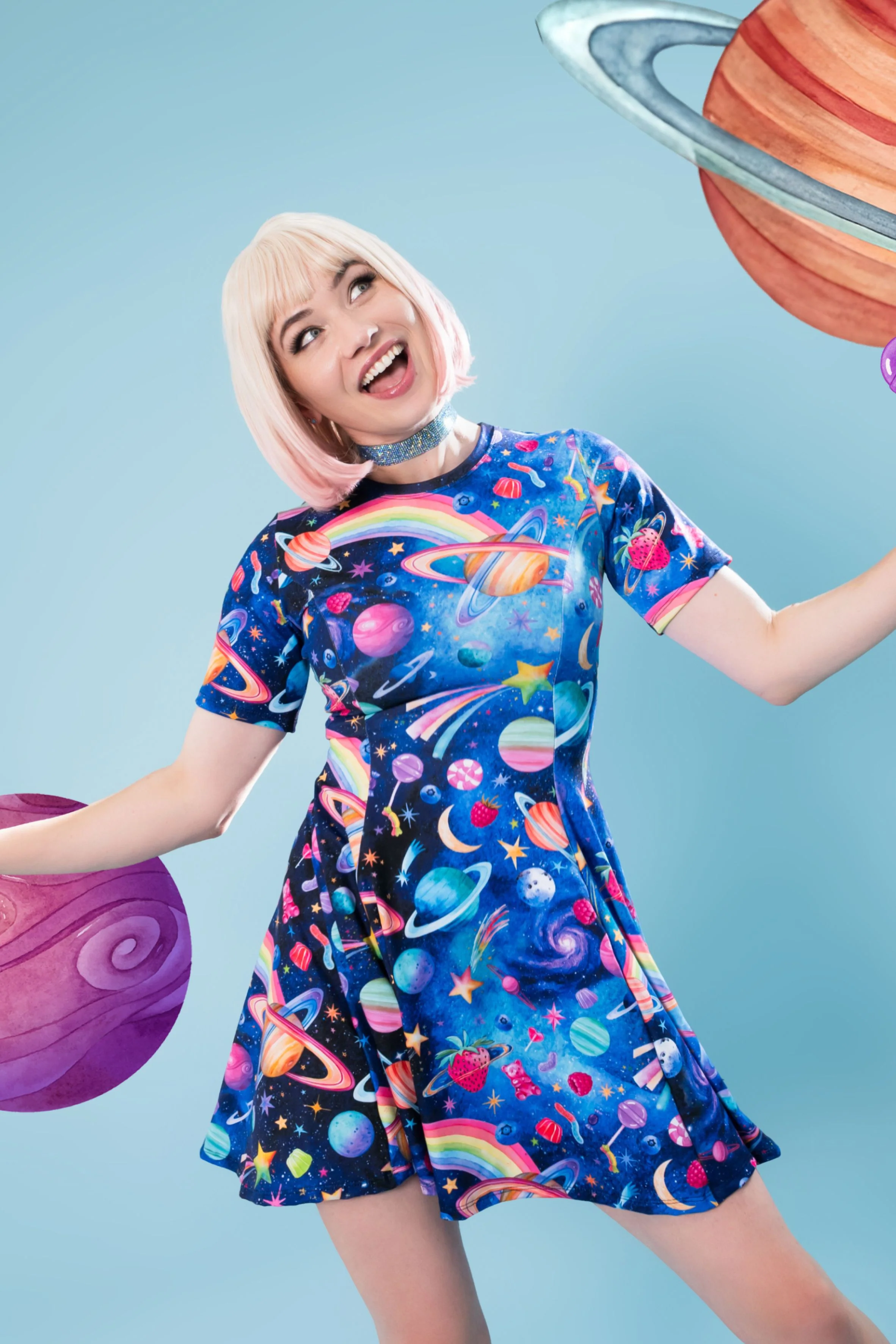 Space Candy Evil Tee Dress