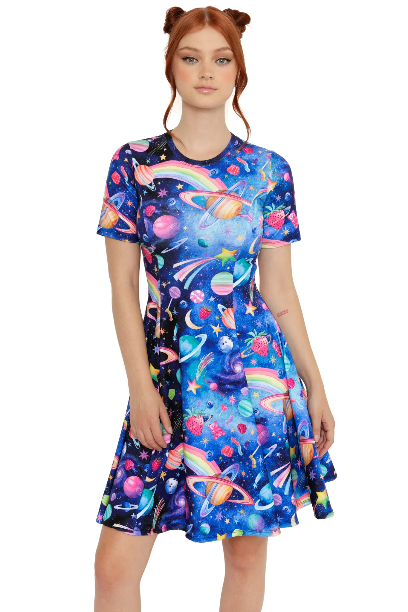 Space Candy Longline Evil Tee Dress